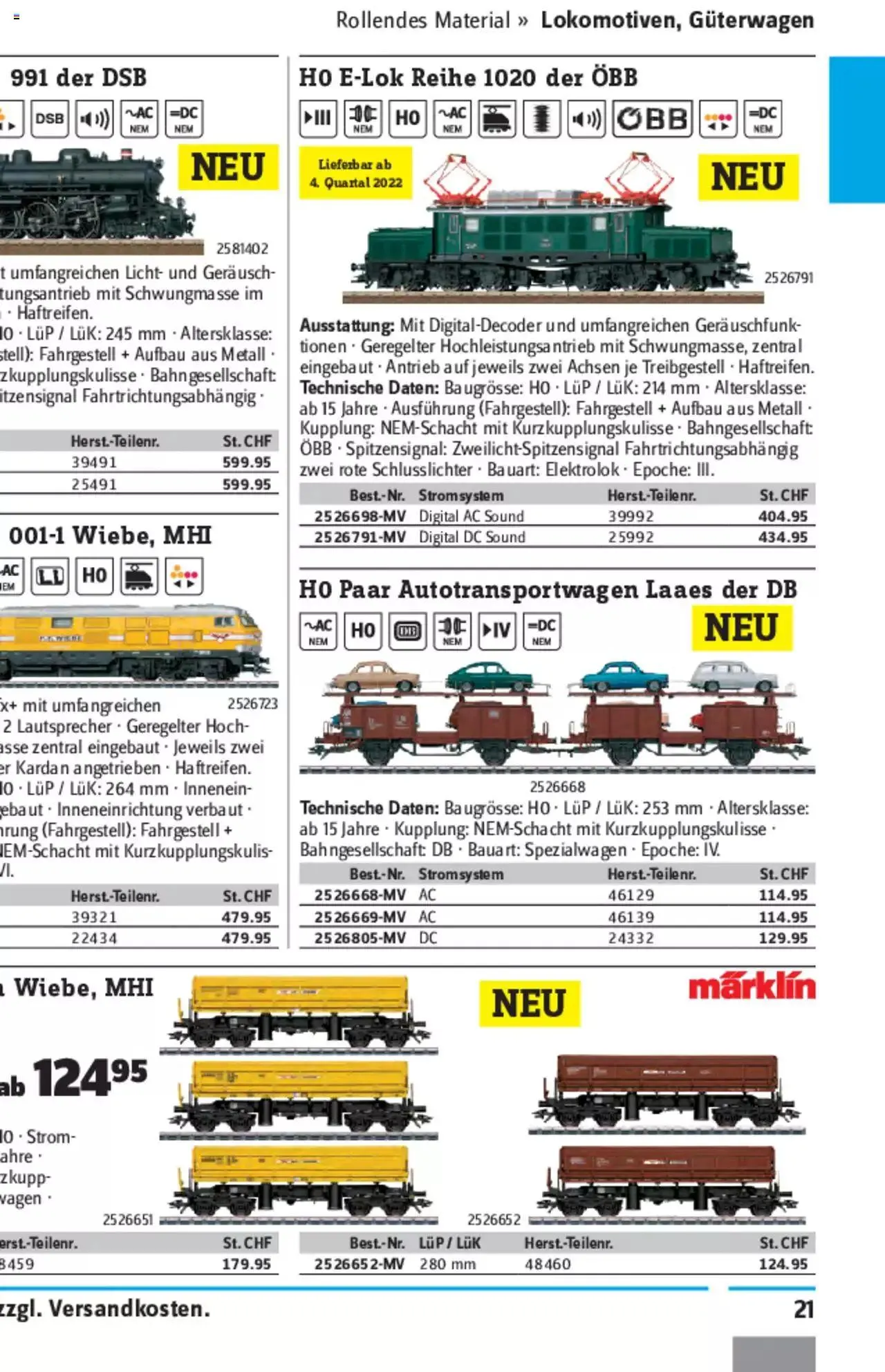 Conrad - Modellbahn Katalog 2022/23 von 5. September bis 31. Dezember 2023 - Prospekt seite  46