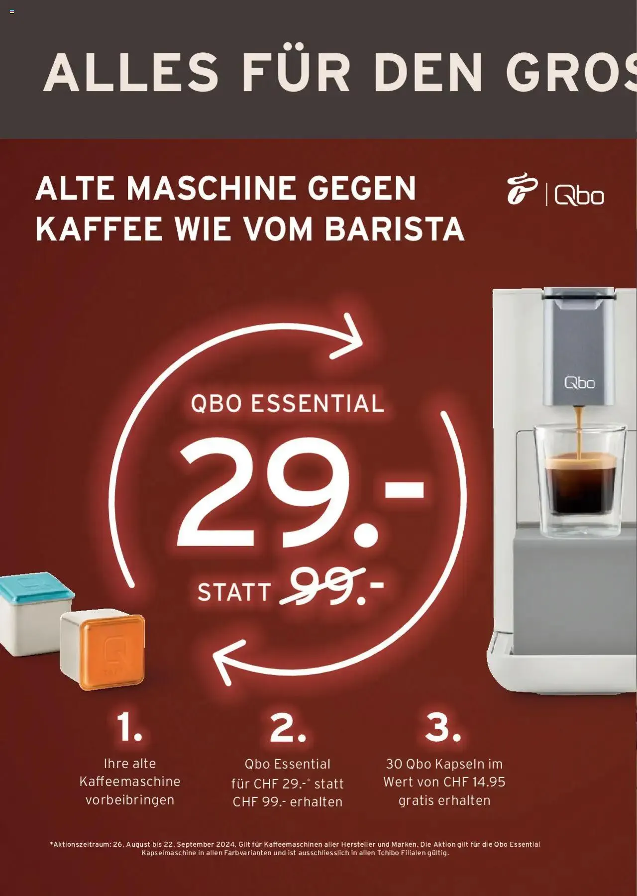 Tchibo Aktionen Filialen von 3. September bis 31. Dezember 2024 - Prospekt seite  16
