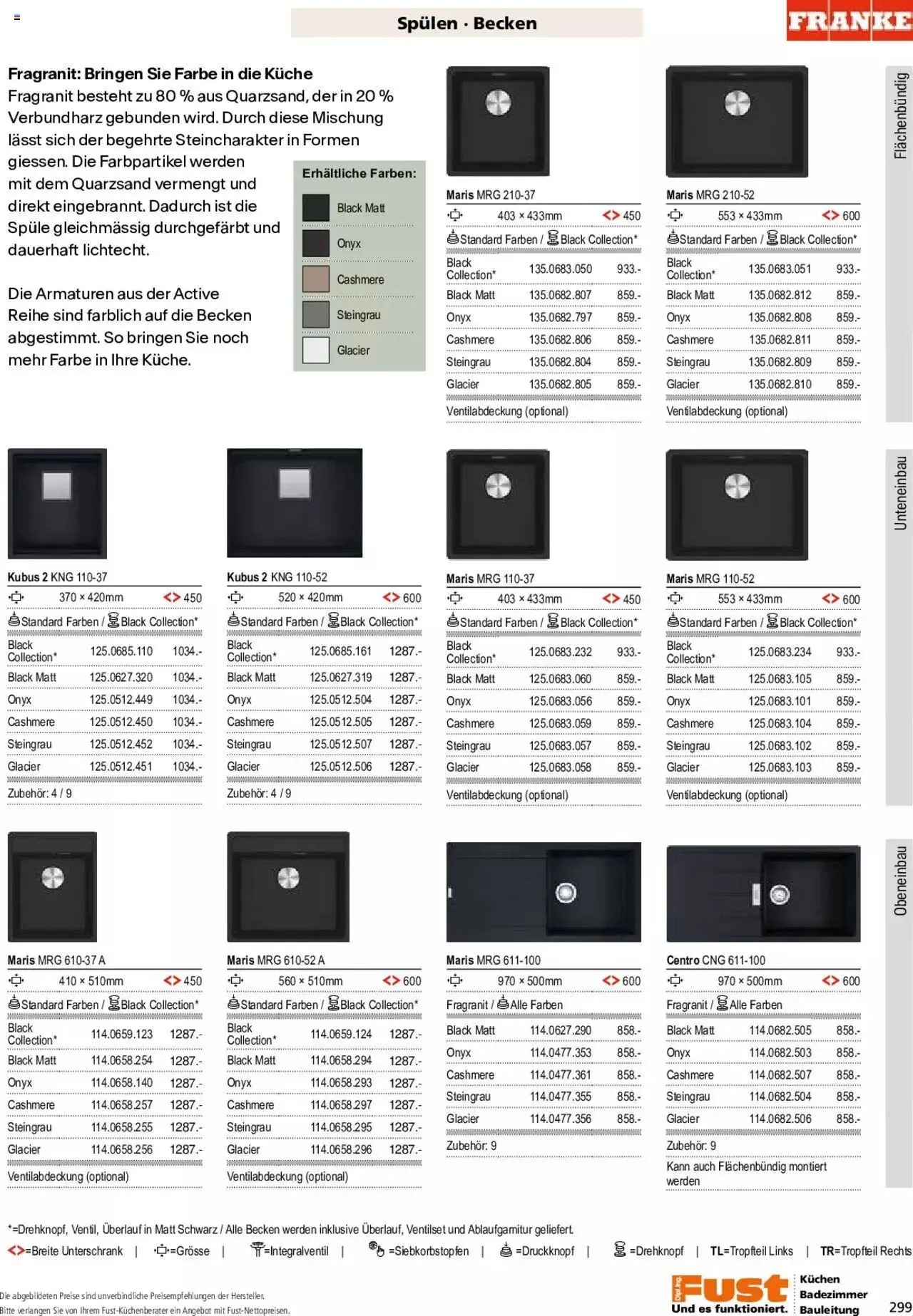 Fust - Küchenmagazin - Riesenauswahl von 22. Februar bis 31. Dezember 2023 - Prospekt seite 299