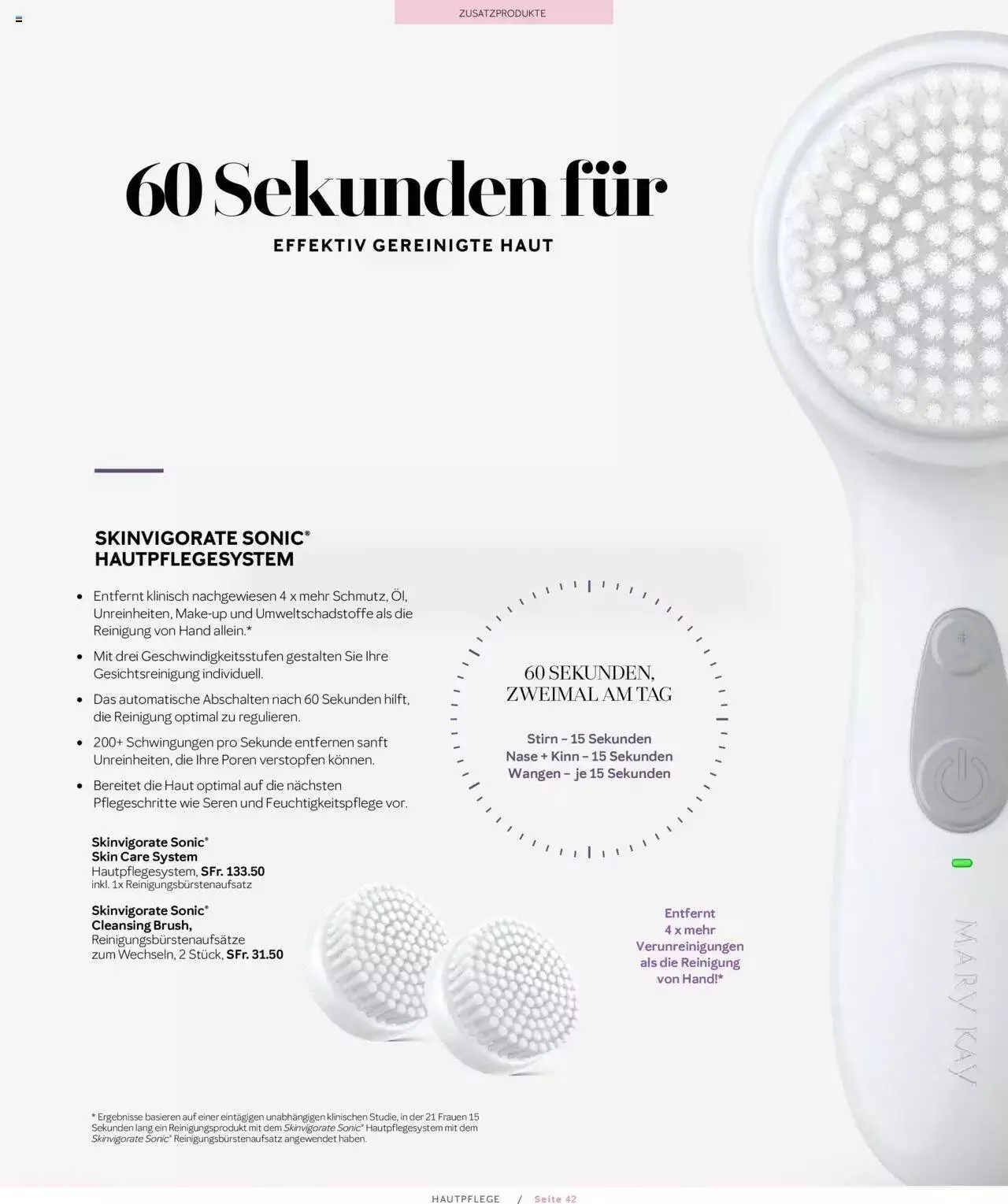 Mary Kay - Hautpflege von 1. April bis 31. Dezember 2023 - Prospekt seite  42