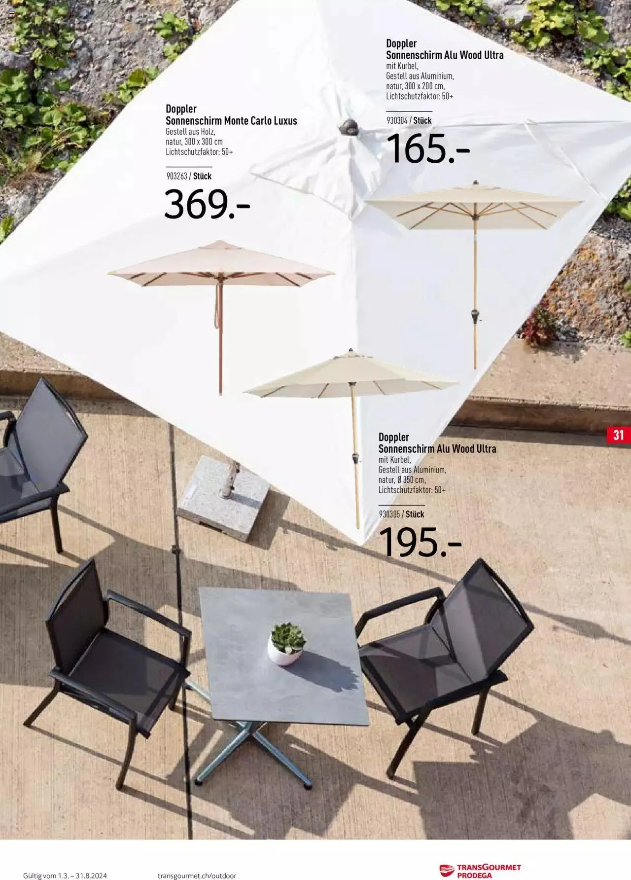 Prodega Outdoor Katalog 2024 von 26. Februar bis 26. Februar 2025 - Prospekt seite  31