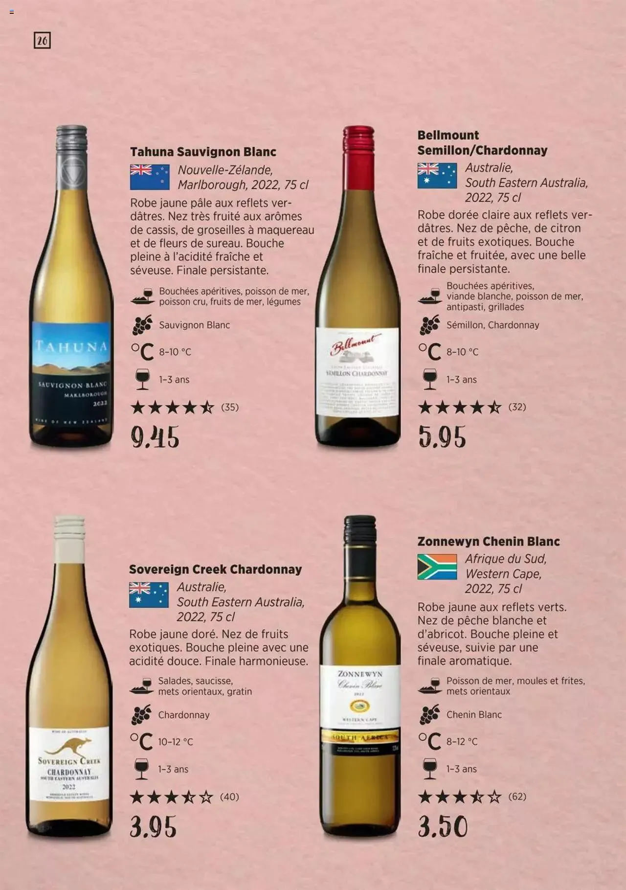 Denner Guide des vins 2023 /2024 FR von 11. September bis 31. Dezember 2024 - Prospekt seite 26