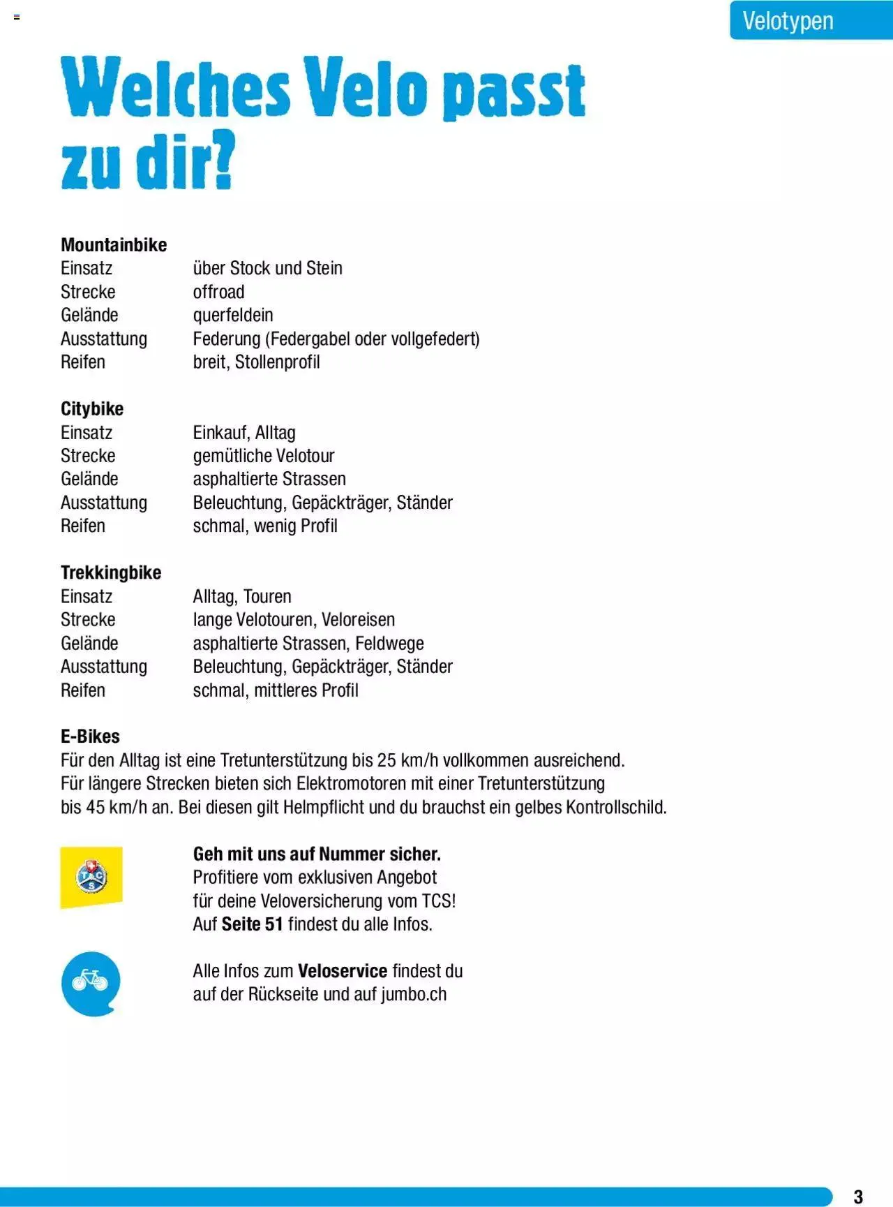 Jumbo Aktionen Dein Velo 2024 von 29. Januar bis 31. Dezember 2024 - Prospekt seite  3