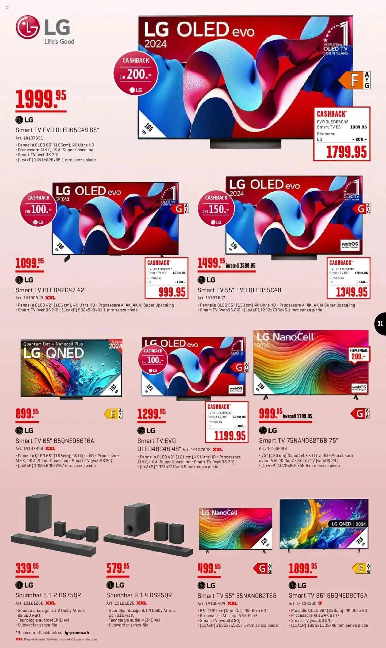 Interdiscount Prospetto von 2. September bis 22. September 2024 - Prospekt seite  31