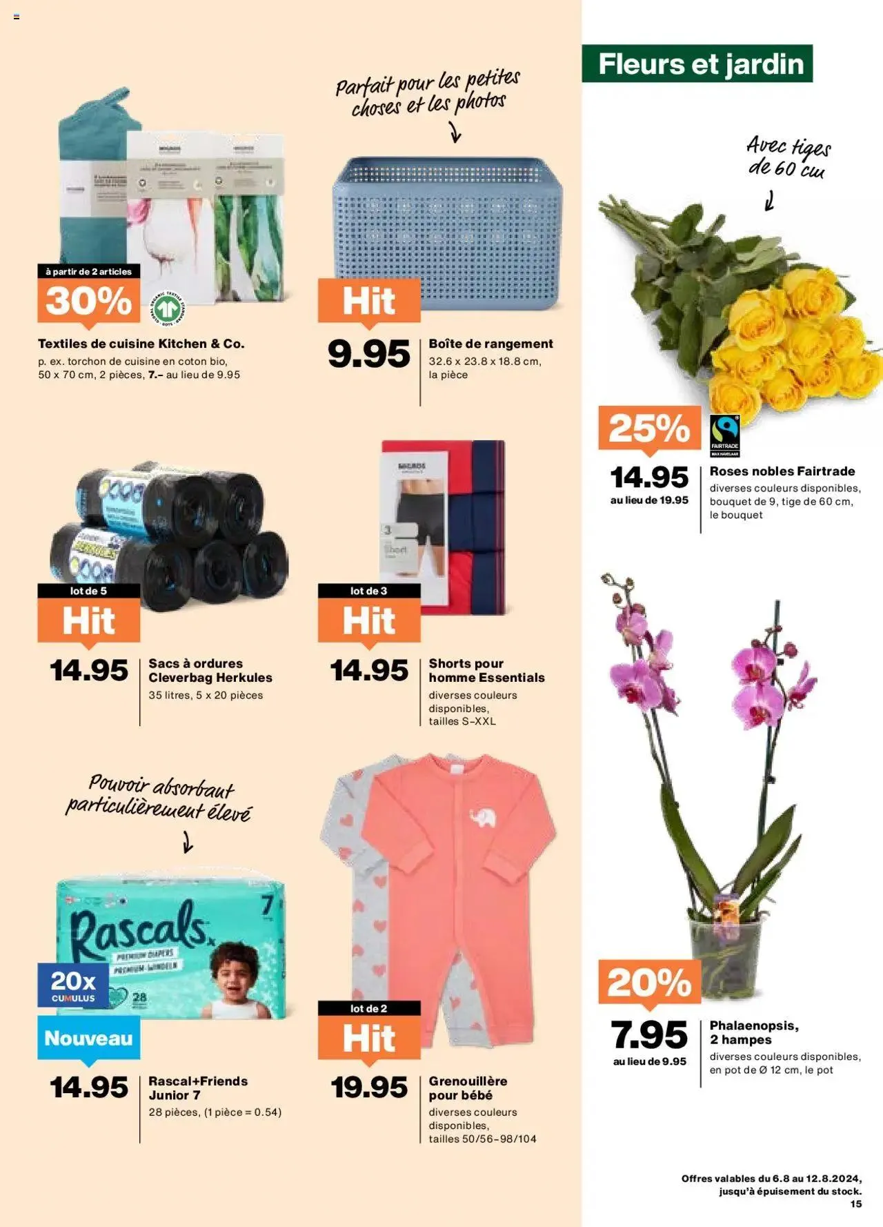 Migros Aktionen von 6. August bis 12. August 2024 - Prospekt seite  15