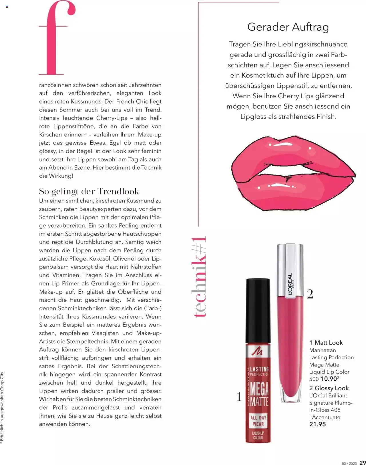 Coop City Aktionen von 13. Juni bis 31. Dezember 2023 - Prospekt seite  29