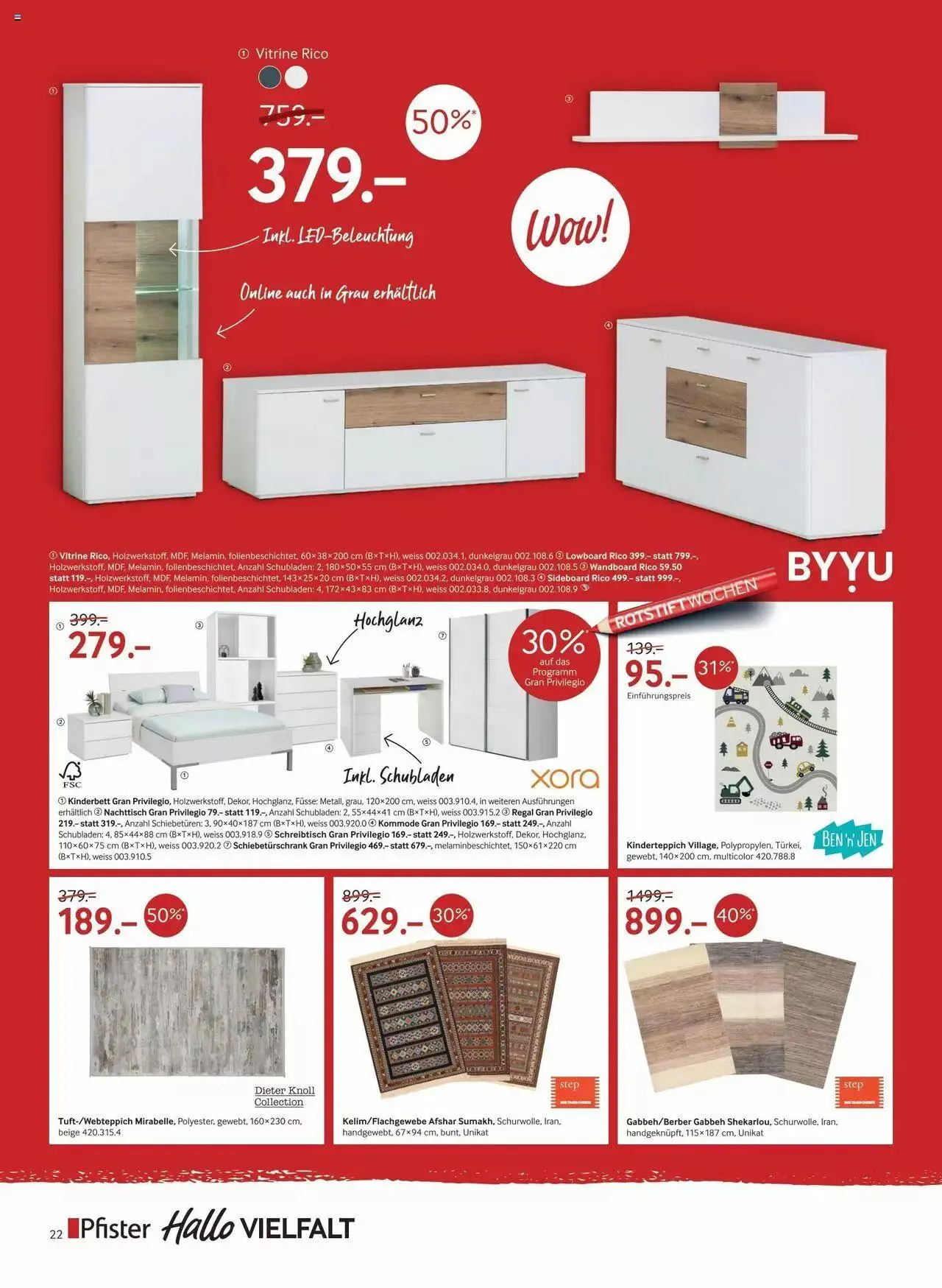 Pfister Rotstift Summer 2023 von 27. Juni bis 21. August 2023 - Prospekt seite 22