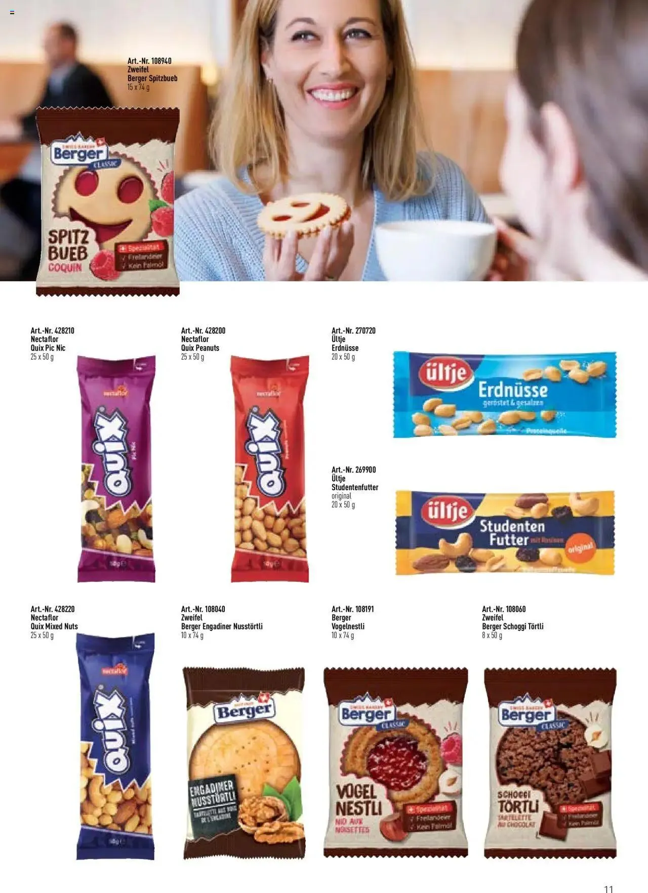 Prodega Aktionen Sortiments-Ideen für Kiosk und Shop von 1. August bis 31. Dezember 2024 - Prospekt seite 11