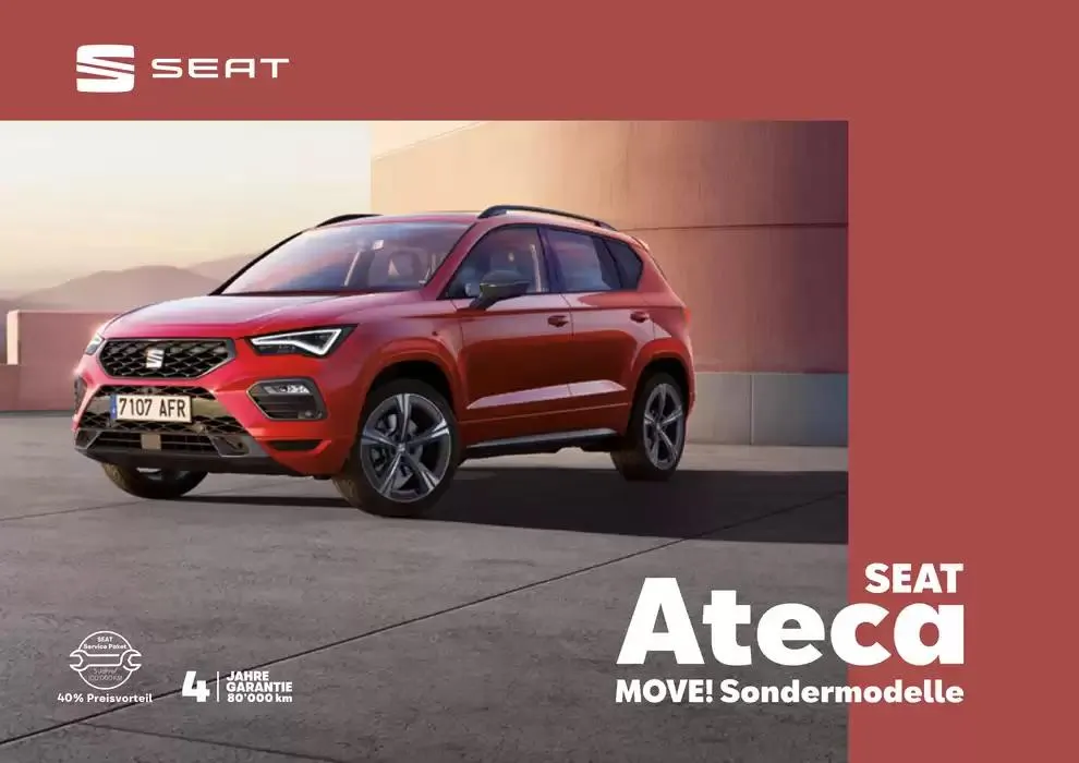SEAT Ateca MOVE! FR von 28. Oktober bis 11. November 2024 - Prospekt seite  1