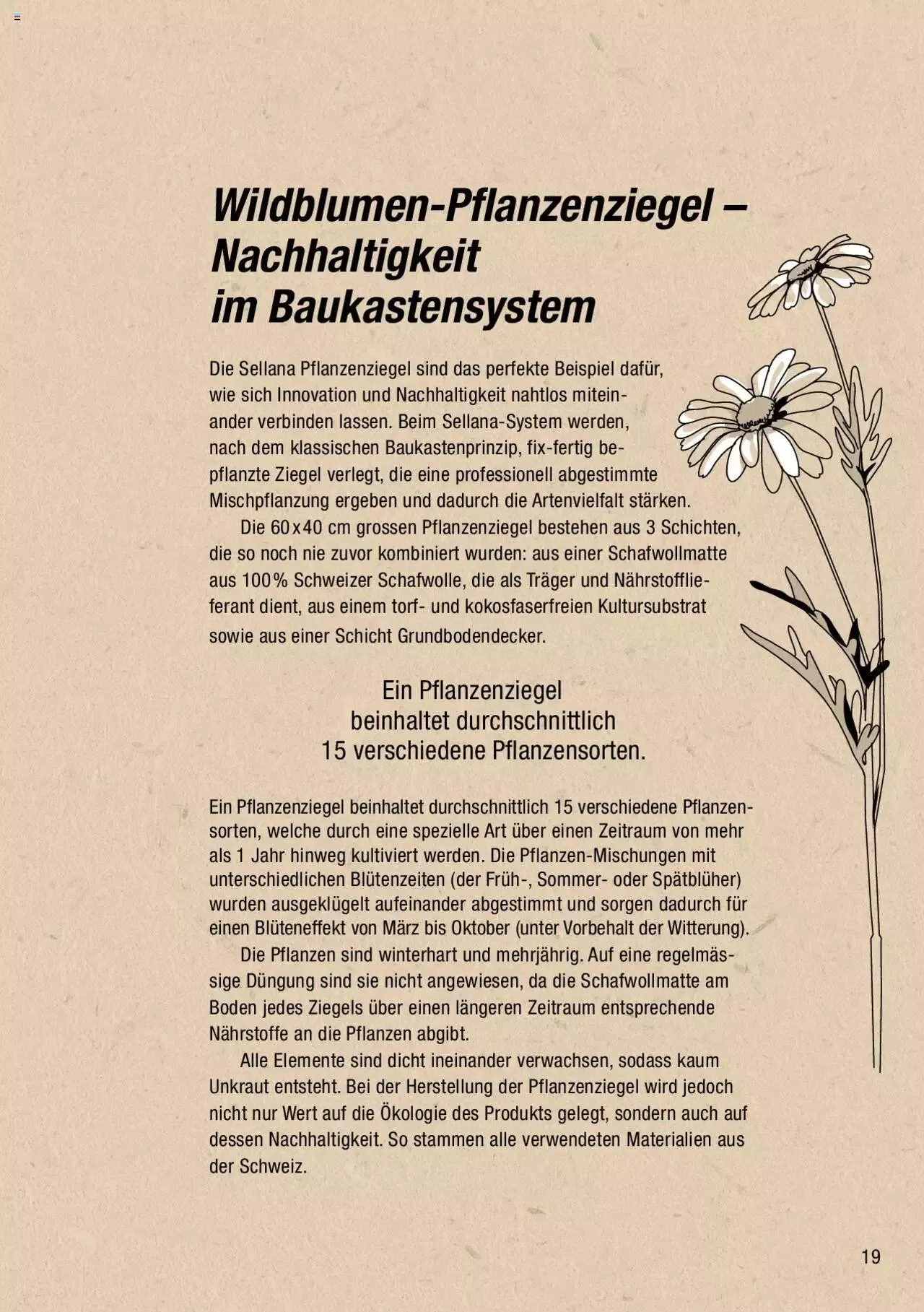 DO IT+GARDEN MIGROS - Biodiversität Broschüre von 9. März bis 31. Dezember 2024 - Prospekt seite  19