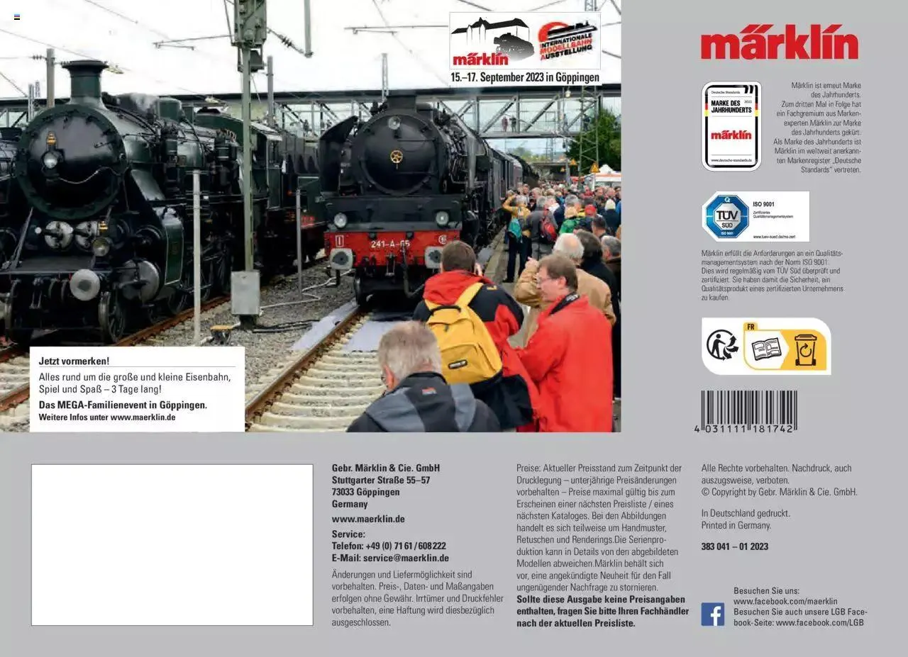 Conrad Märklin Neuheiten 2023 von 13. März bis 31. Dezember 2023 - Prospekt seite  164