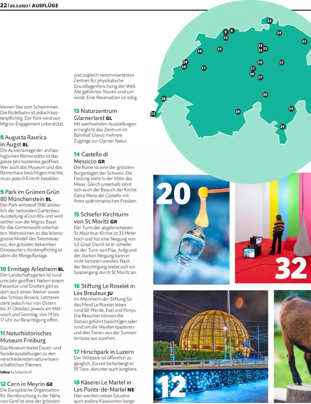 Migros - Magazin von 20. März bis 31. Dezember 2023 - Prospekt seite 22