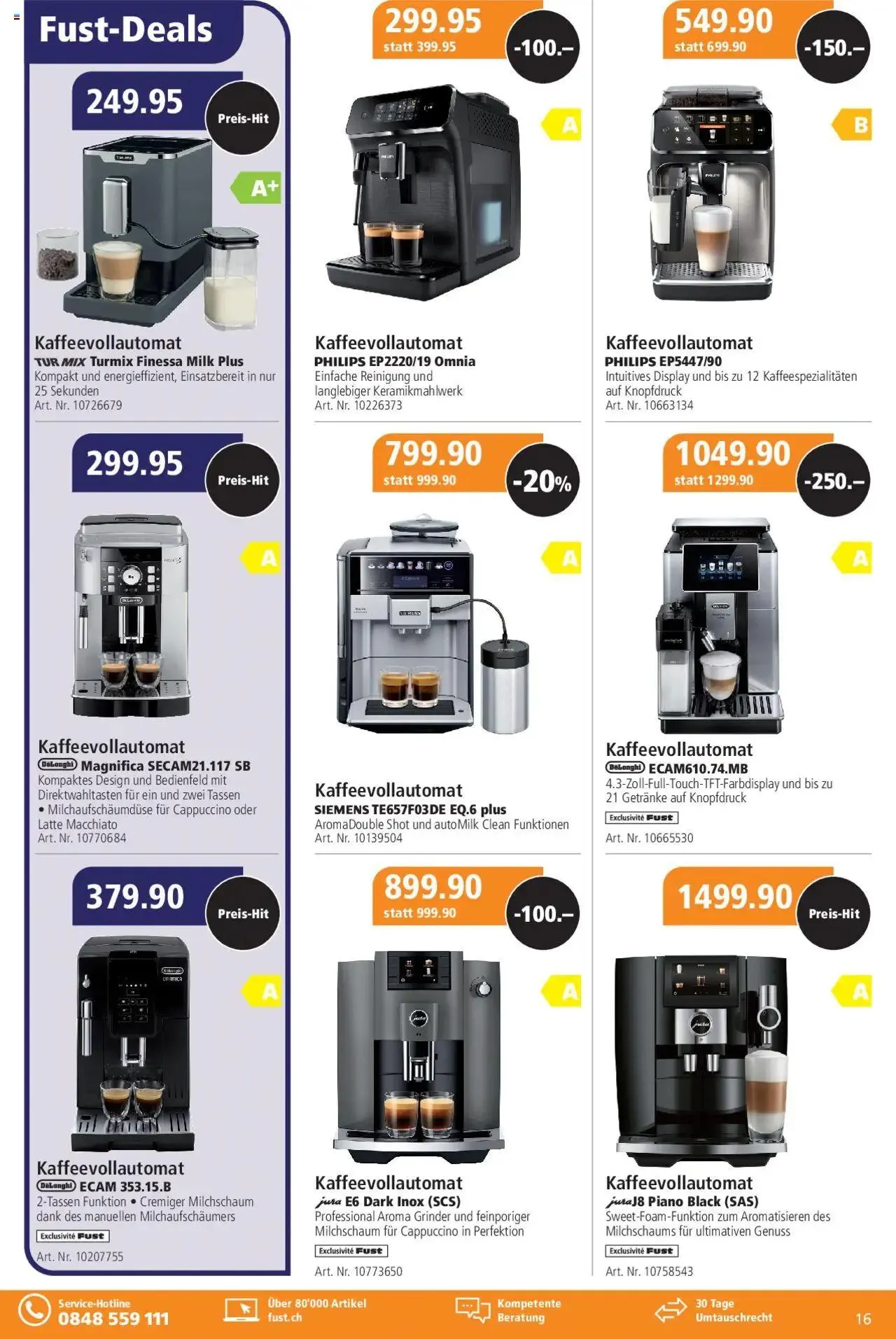 Fust Aktionen von 24. September bis 26. Oktober 2025 - Prospekt seite 16