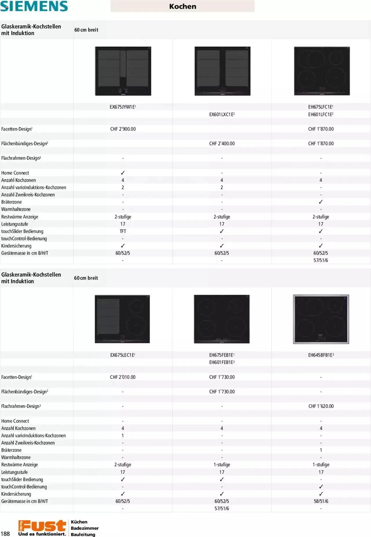 Fust - Küchenmagazin - Riesenauswahl von 22. Februar bis 31. Dezember 2023 - Prospekt seite  188