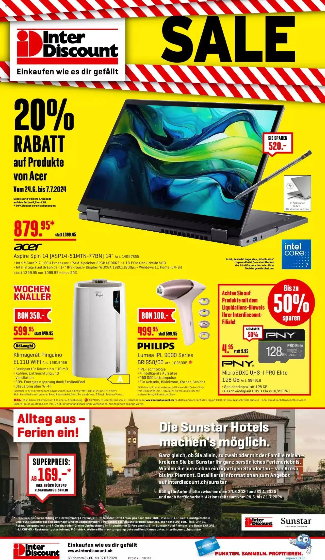 Interdiscount Aktionen von 24. Juni bis 7. Juli 2024 - Prospekt seite 20