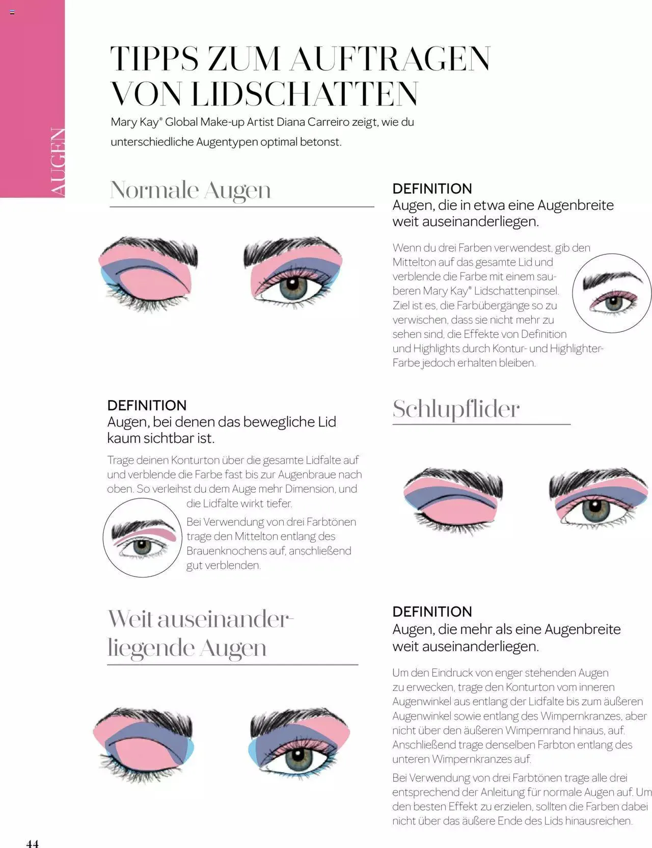 Mary Kay - Make-up Trainer von 16. September bis 31. Dezember 2023 - Prospekt seite  44