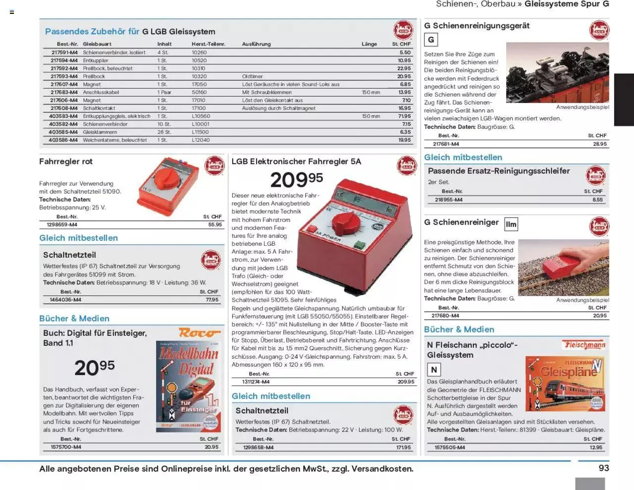 Conrad Modellbahn Katalog 2023/24 von 5. September bis 31. Dezember 2023 - Prospekt seite  95