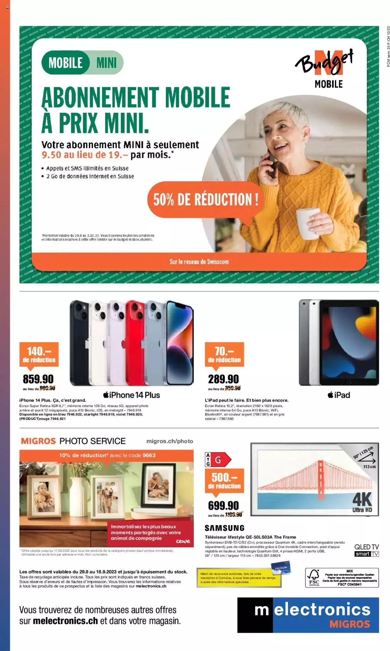 Melectronics - Prospectus von 29. August bis 18. September 2023 - Prospekt seite 12