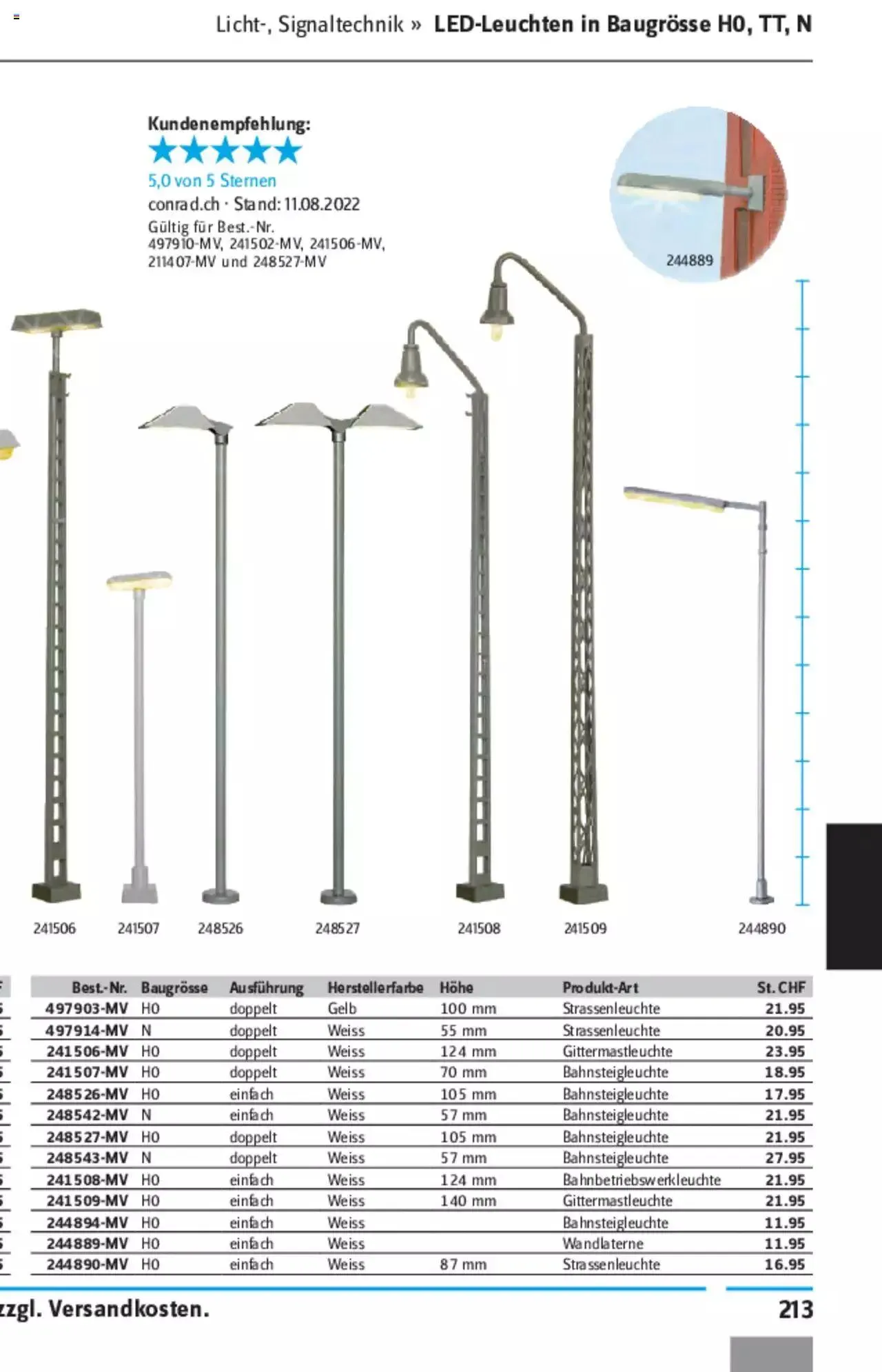 Conrad - Modellbahn Katalog 2022/23 von 5. September bis 31. Dezember 2023 - Prospekt seite  430