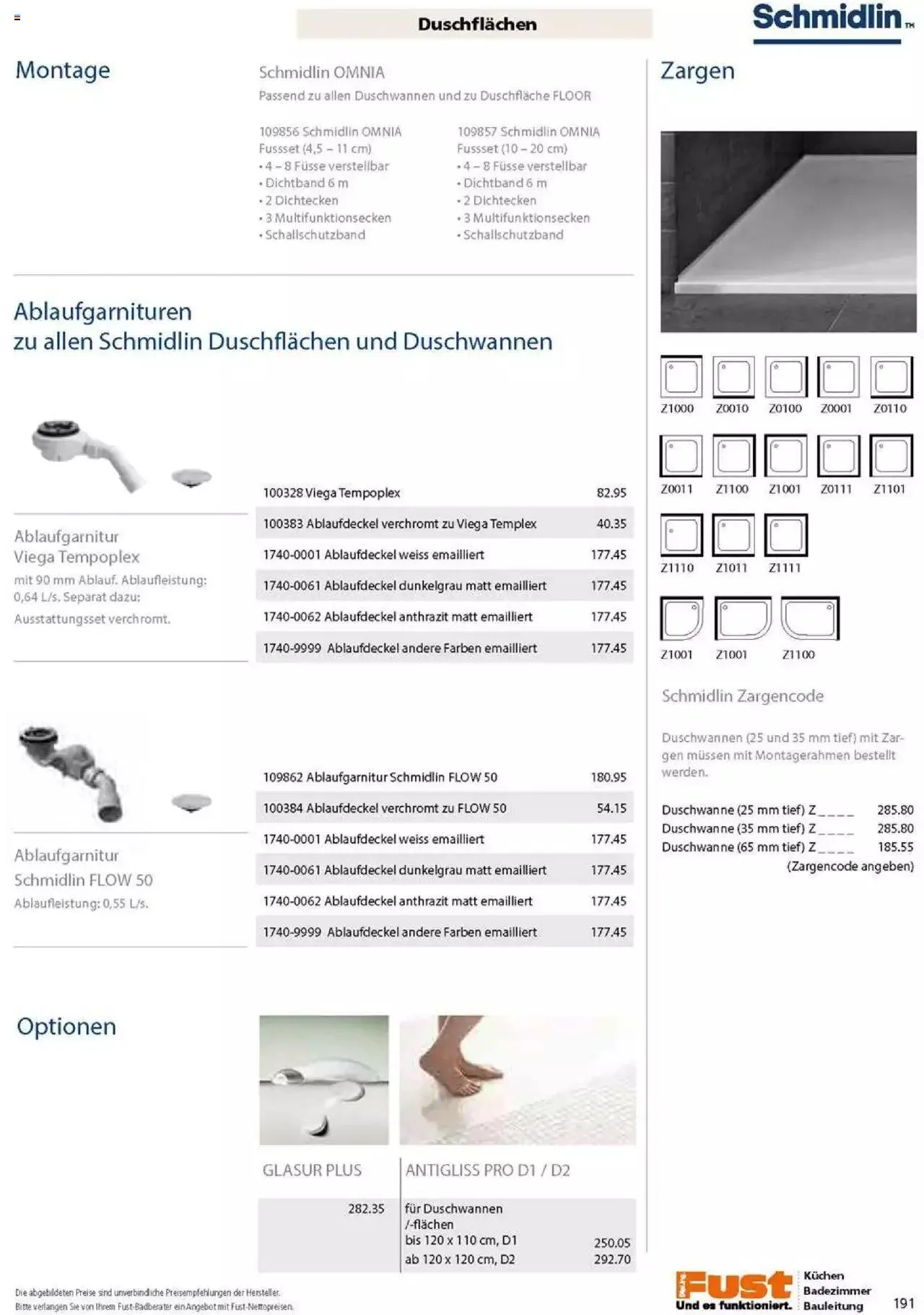 Fust Badezimmermagazin von 17. April bis 31. Dezember 2023 - Prospekt seite  191