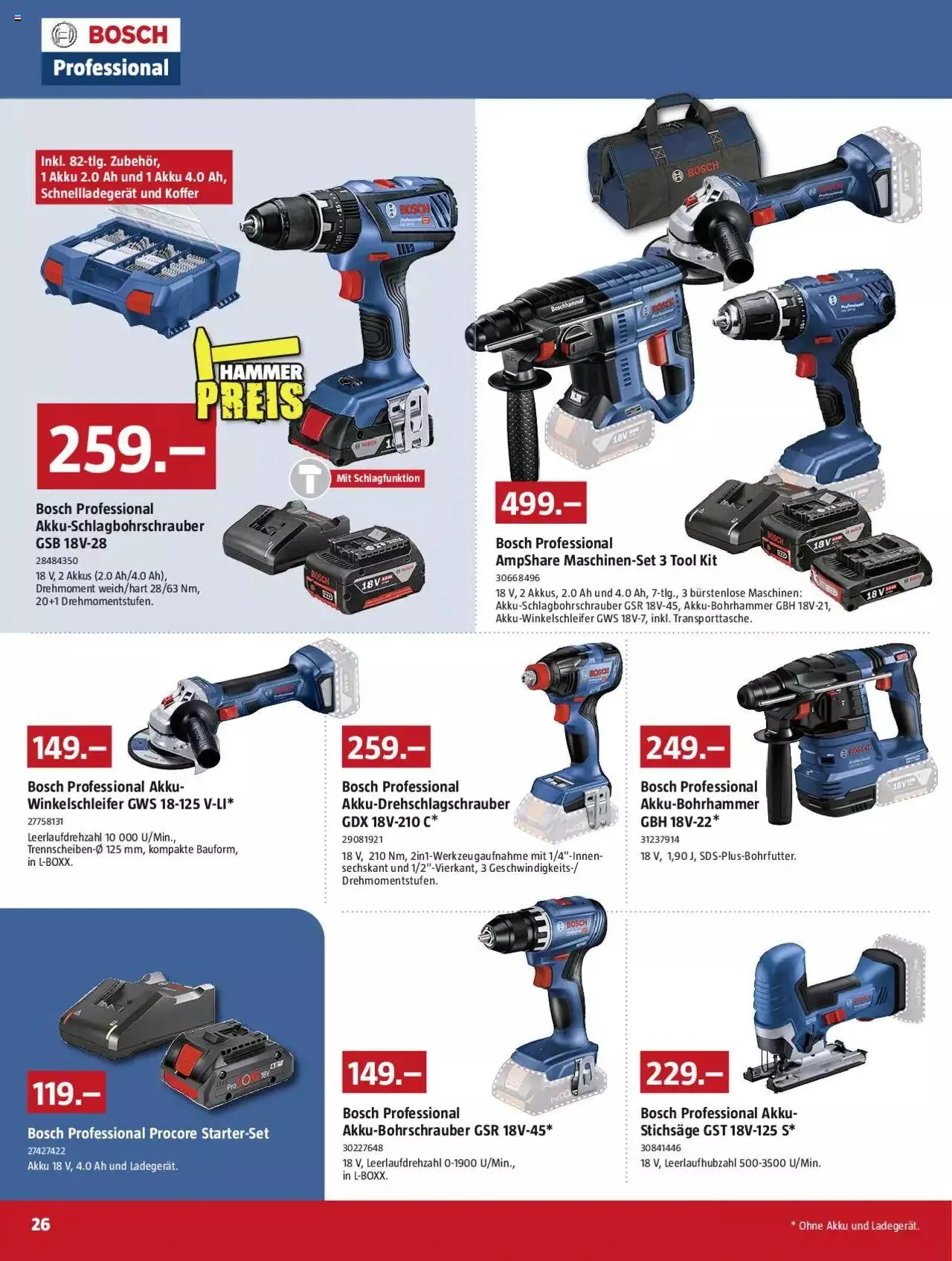 Bauhaus Aktionen von 27. Mai bis 30. Juni 2024 - Prospekt seite 26