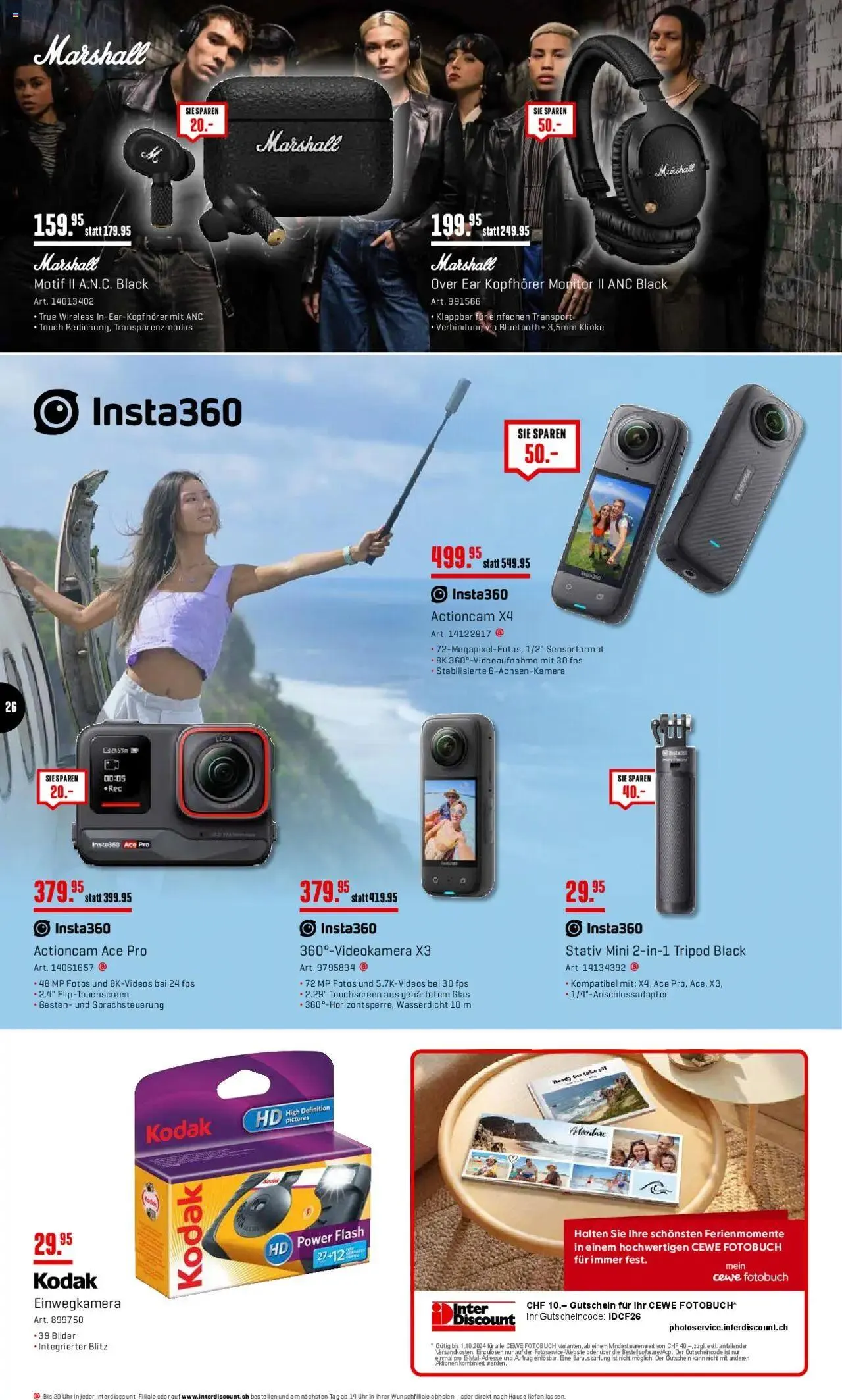 Interdiscount Mobile Prospekt von 9. September bis 22. September 2024 - Prospekt seite  26