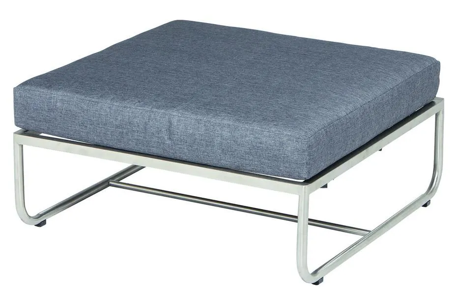 Home and More Hocker, Edelstahl-Lounge-Serie Samara