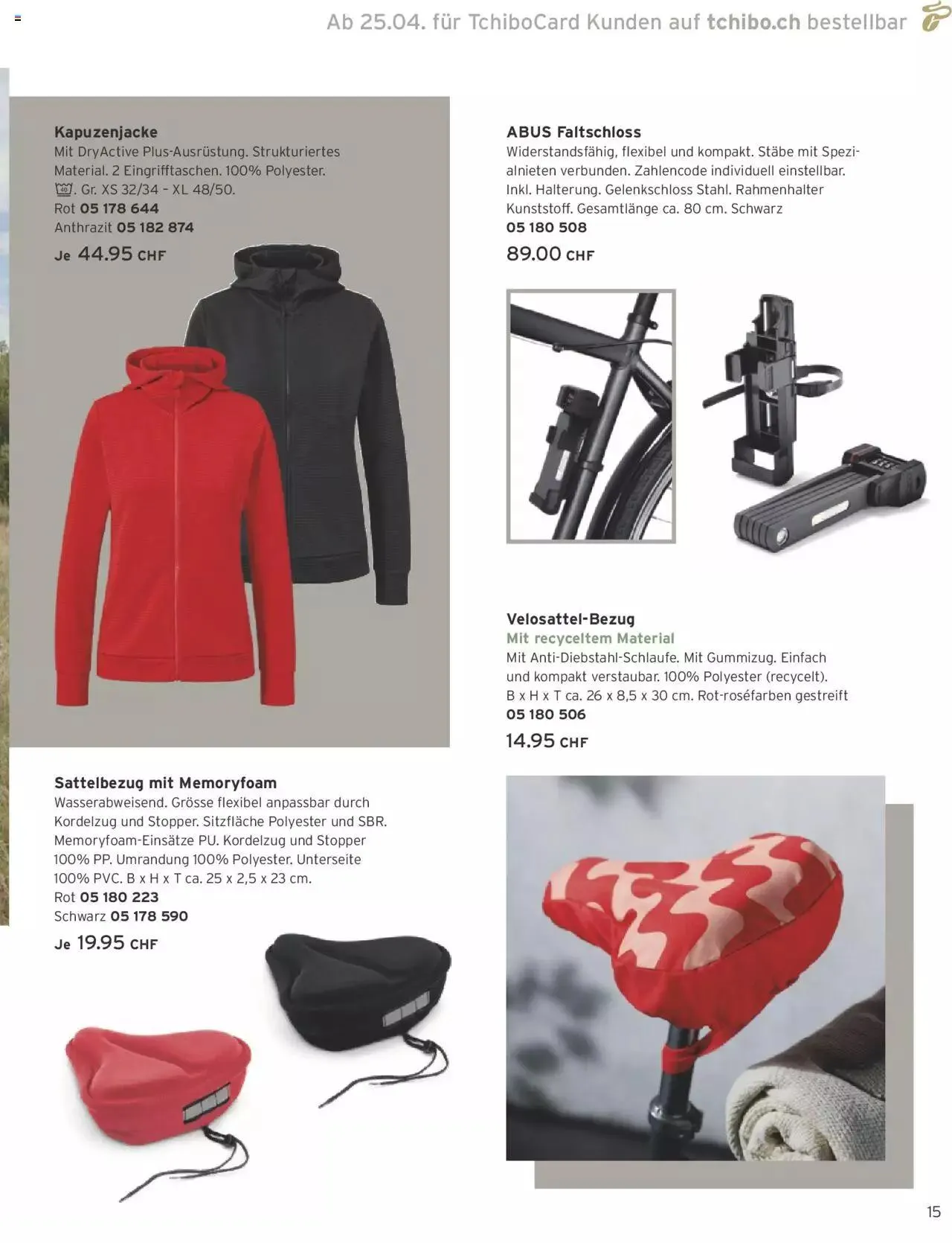 Tchibo Aktionen von 10. Mai bis 31. Dezember 2023 - Prospekt seite 15