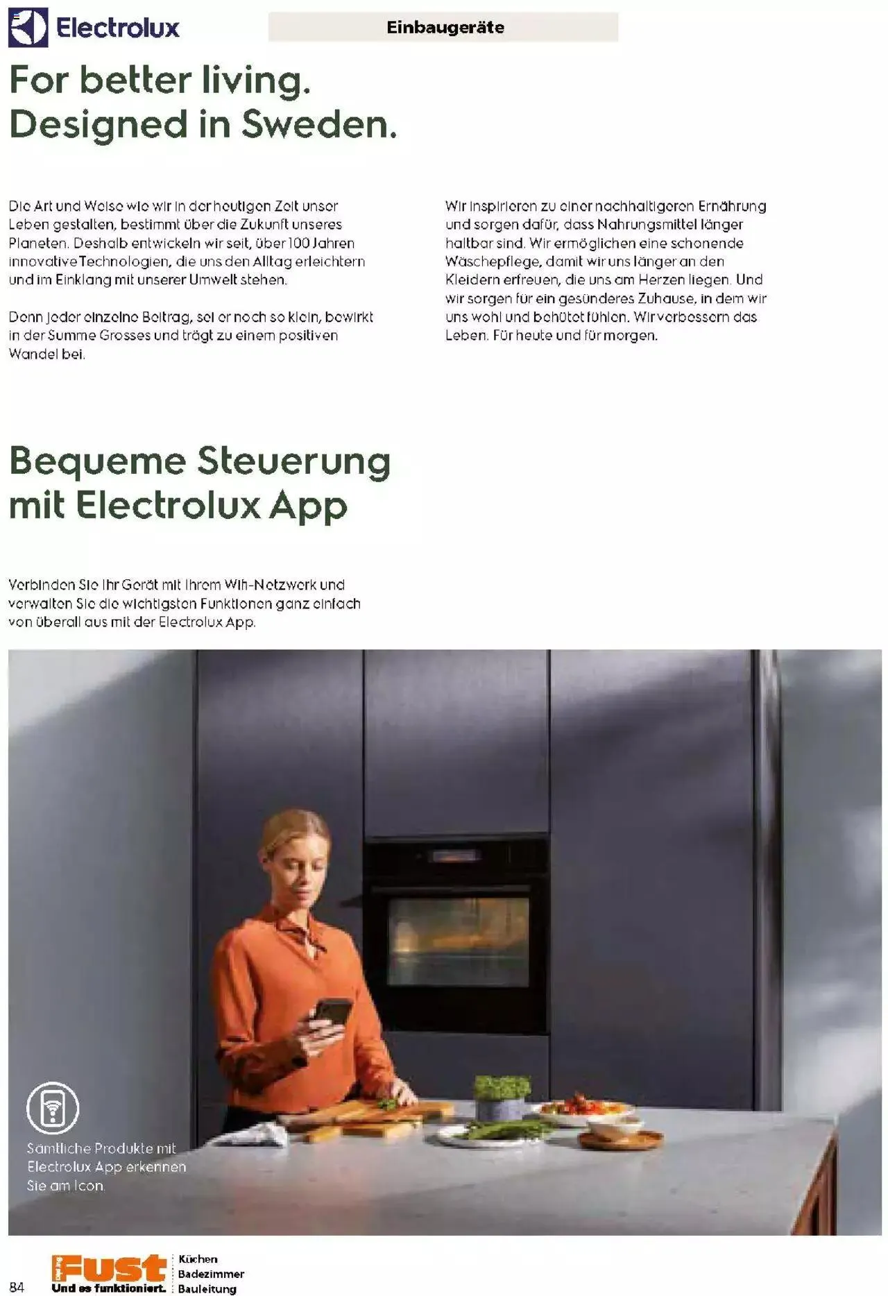 Fust Küchen- und Badezimmerprospekt von 4. März bis 31. Dezember 2024 - Prospekt seite 84