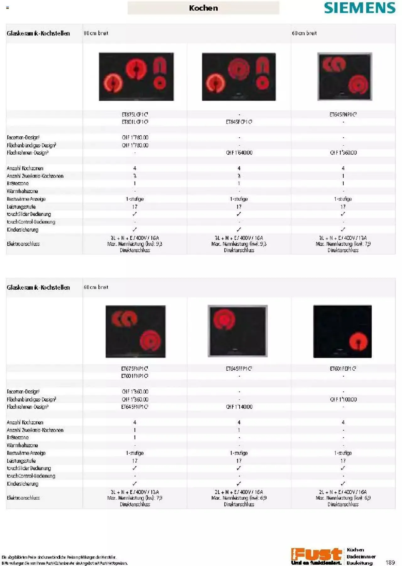 Fust Küchen- und Badezimmerprospekt von 4. März bis 31. Dezember 2024 - Prospekt seite 189