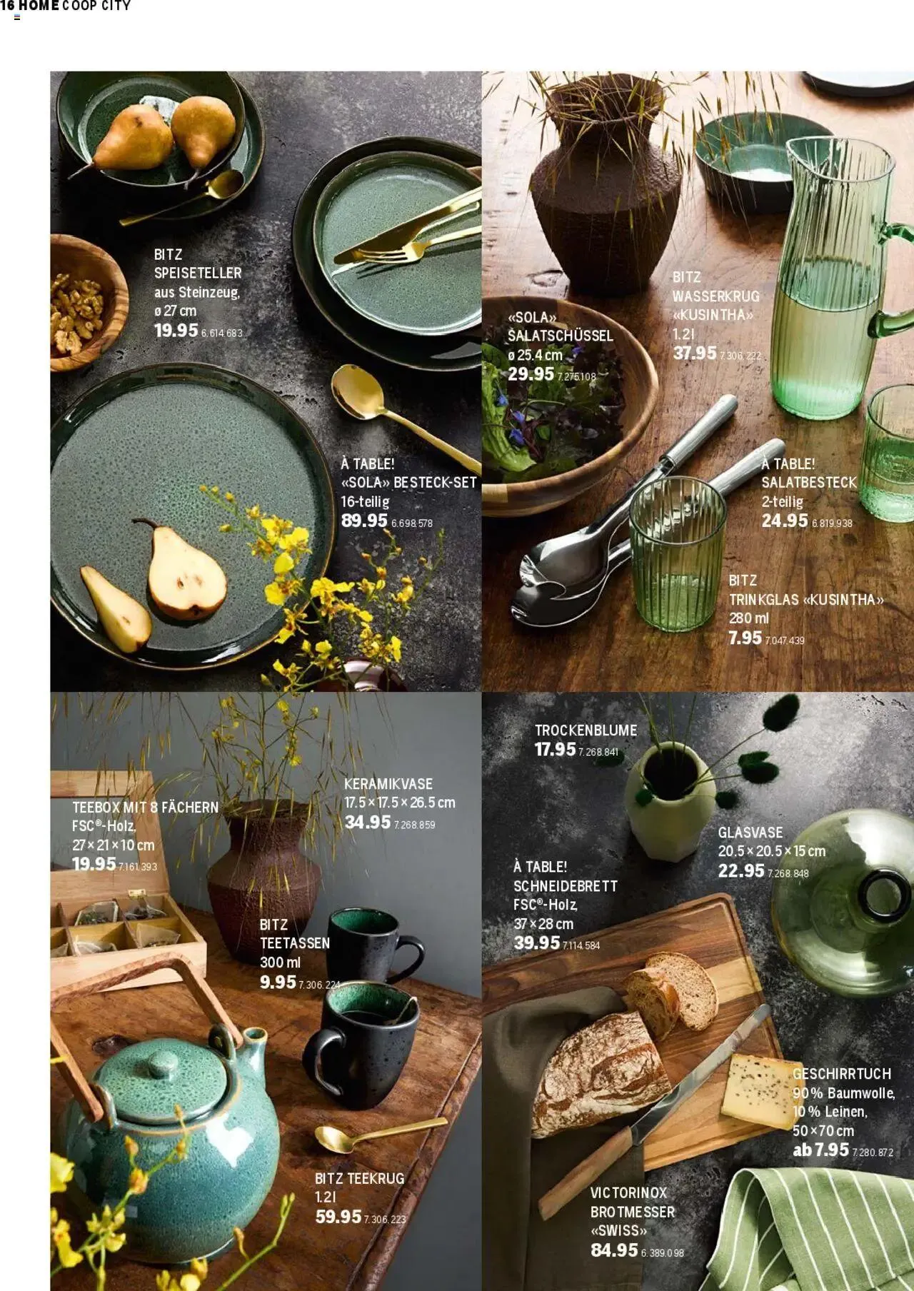 Coop City Aktionen Fruhherbst von 13. August bis 1. September 2024 - Prospekt seite 16