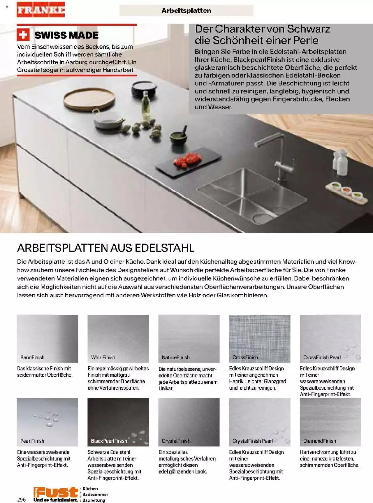 Fust Küchen- und Badezimmerprospekt von 4. März bis 31. Dezember 2024 - Prospekt seite  296