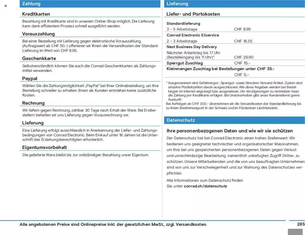 Conrad Modellbahn Katalog 2023/24 von 5. September bis 31. Dezember 2024 - Prospekt seite  287