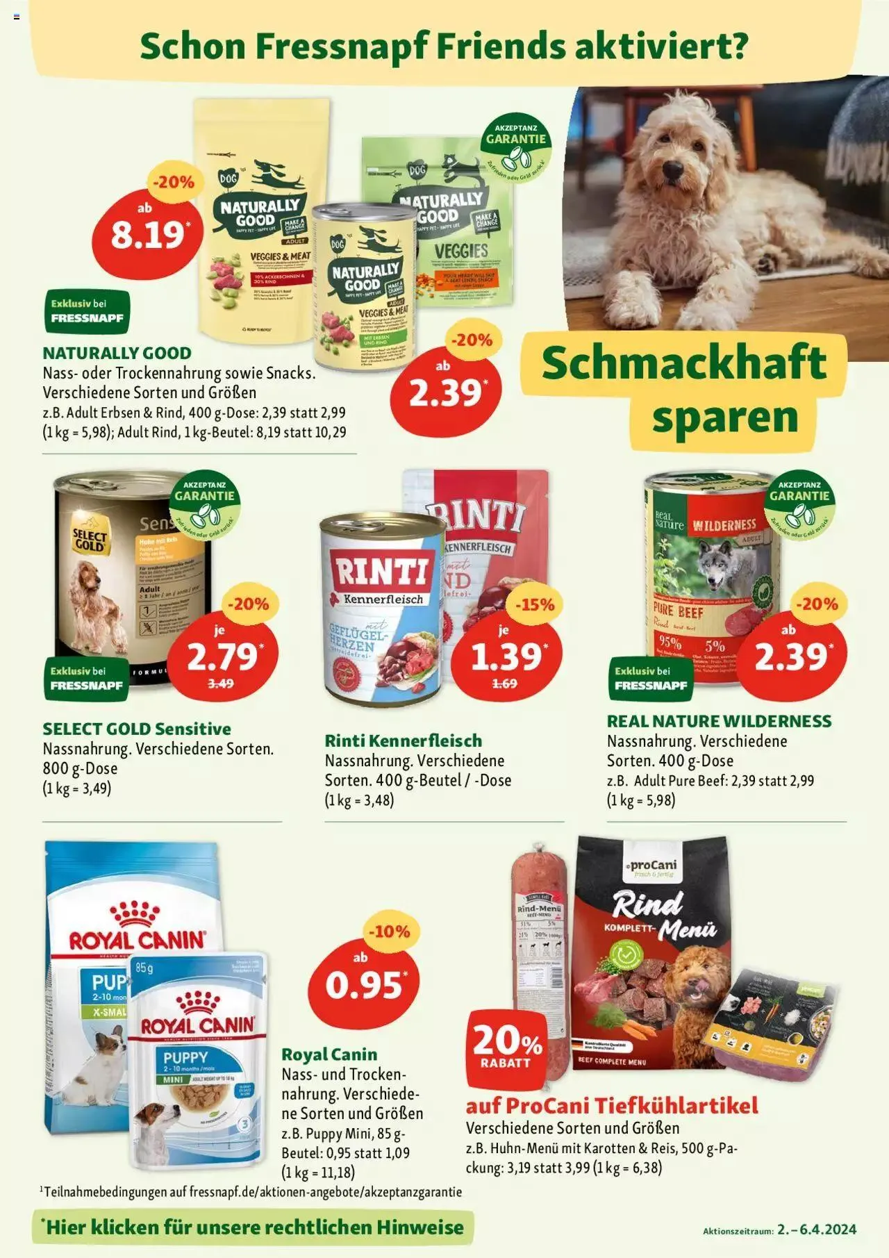 Fressnapf Leaflet von 2. April bis 6. April 2024 - Prospekt seite  4