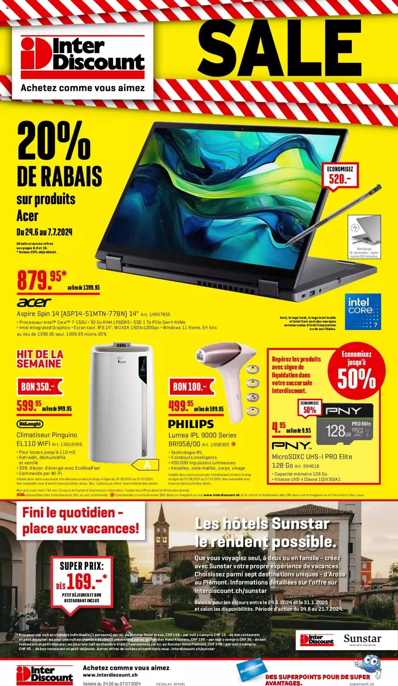 Interdiscount Aktionen FR von 24. Juni bis 7. Juli 2024 - Prospekt seite  20