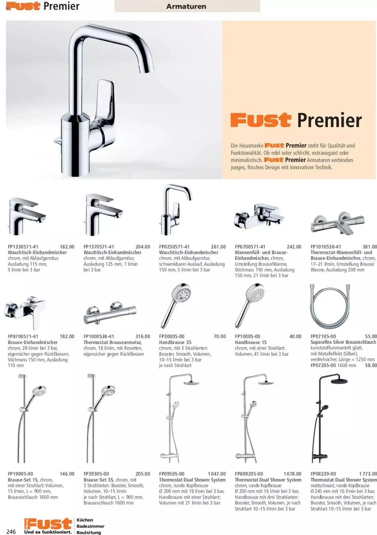 Fust Aktionen Badezimmermagazin von 17. April bis 31. Dezember 2024 - Prospekt seite  246