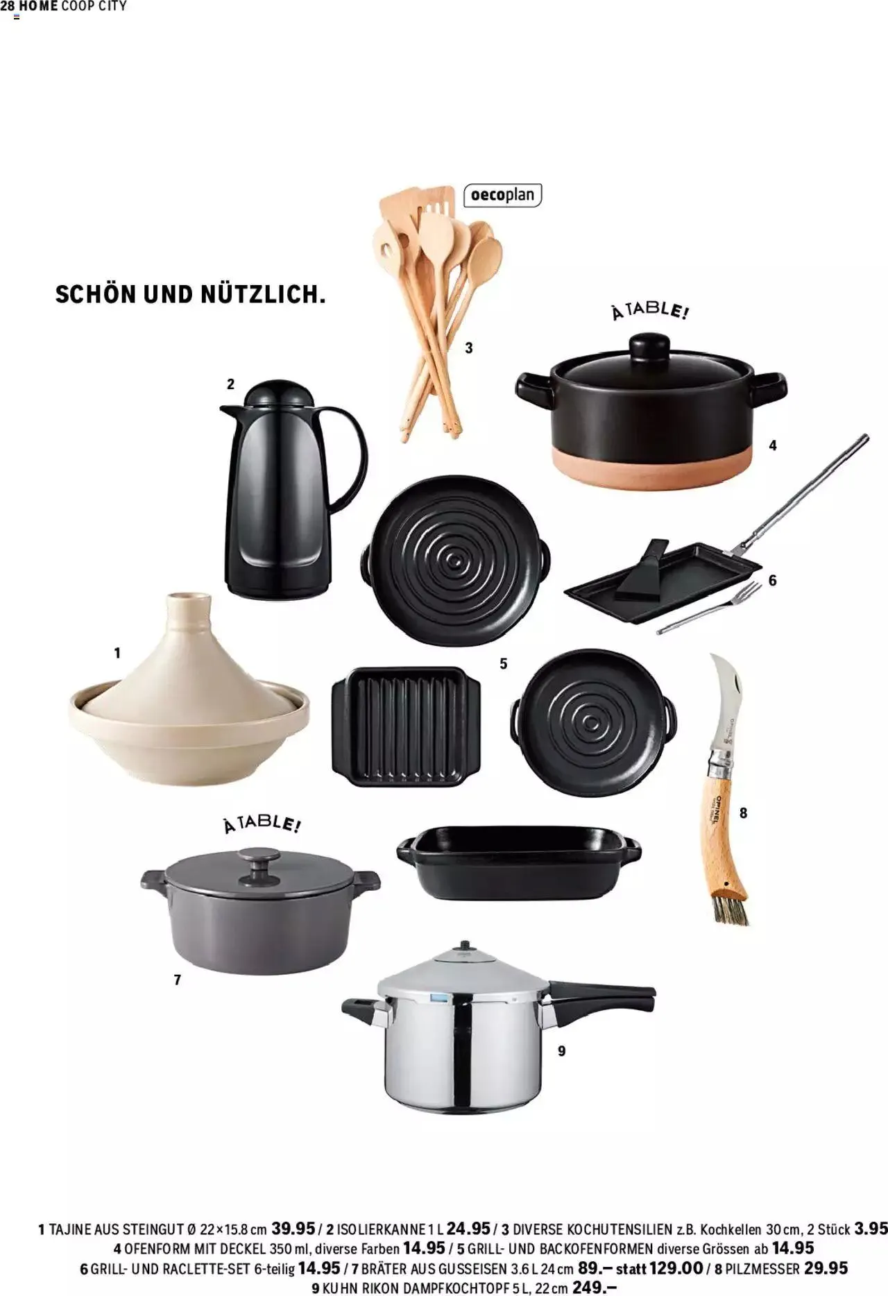 Coop City Magazin von 19. September bis 8. Oktober 2023 - Prospekt seite 28