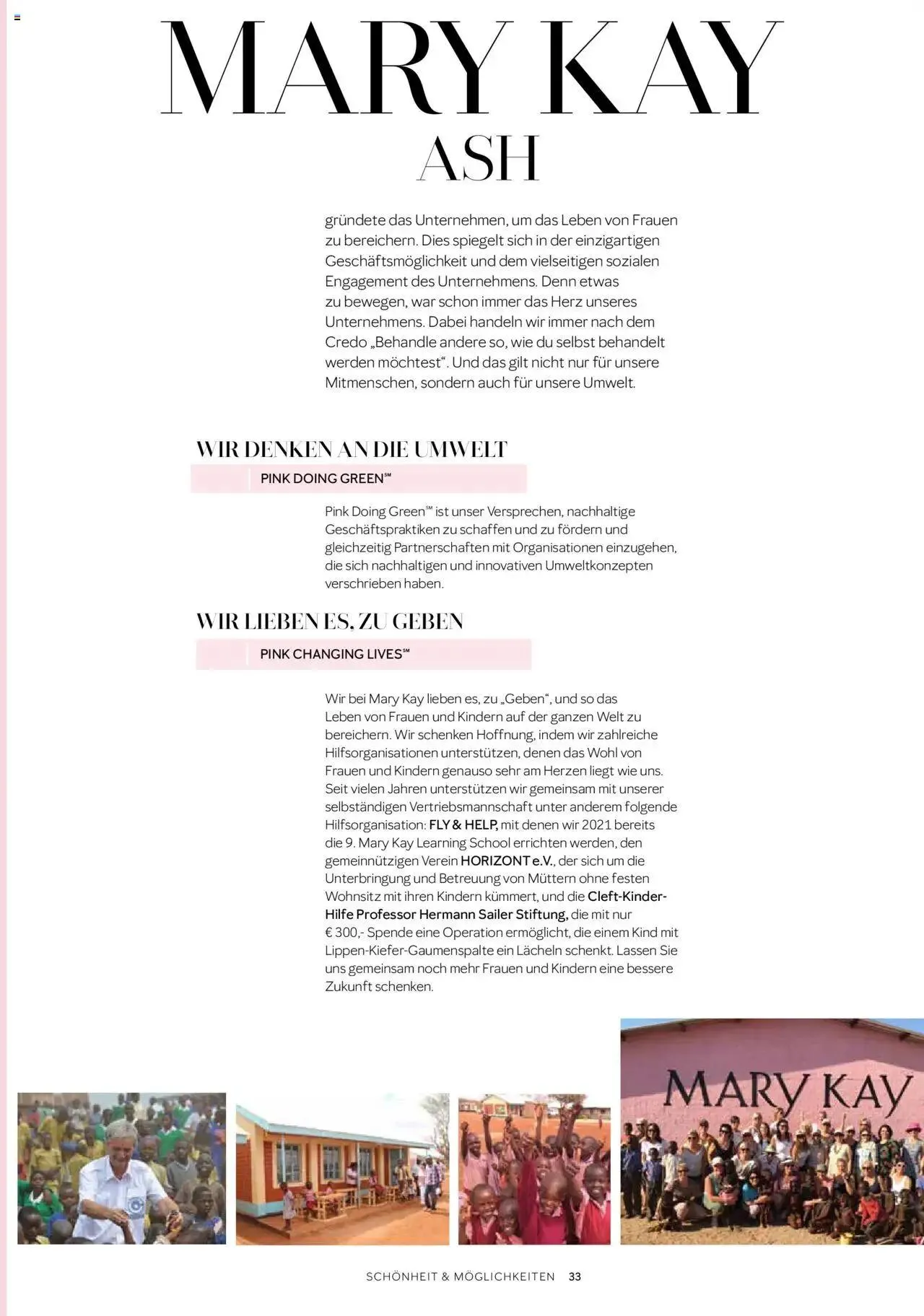 Mary Kay Aktionen Schönheit & Möglichkeiten von 18. Oktober bis 31. Dezember 2024 - Prospekt seite 33