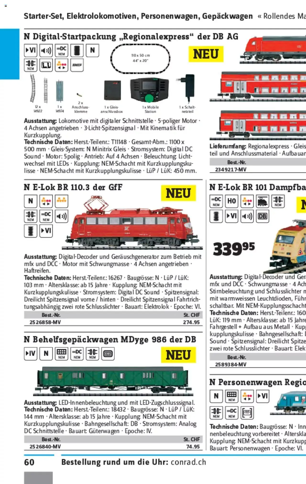 Conrad - Modellbahn Katalog 2022/23 von 5. September bis 31. Dezember 2023 - Prospekt seite  123