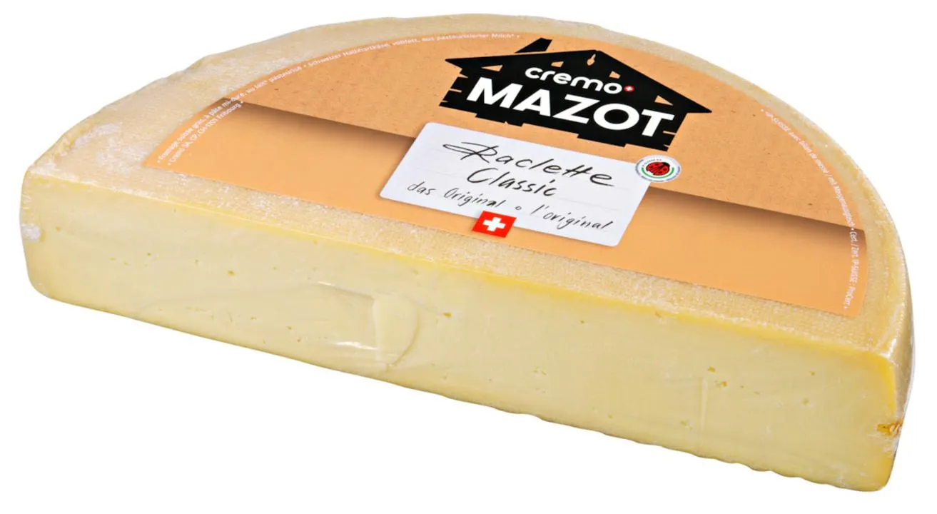 Cremo Raclette Mazot, rund, 1/2, IP-Suisse, ca. 2.9 kg