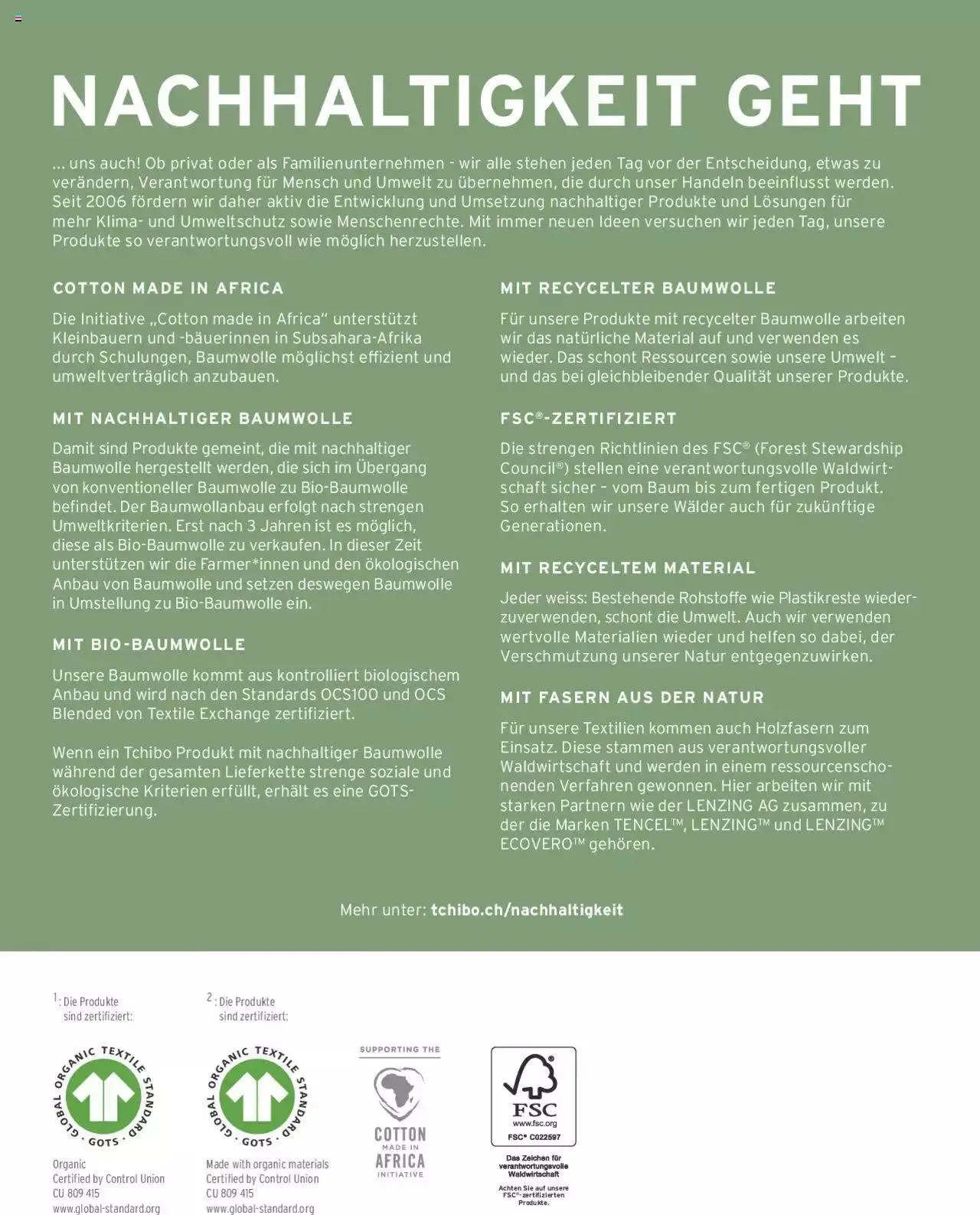 Tchibo Aktionen von 22. April bis 31. Dezember 2024 - Prospekt seite  76
