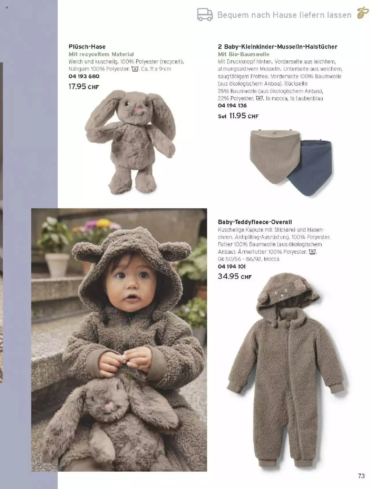 Tchibo Aktionen von 15. März bis 31. Dezember 2024 - Prospekt seite 73