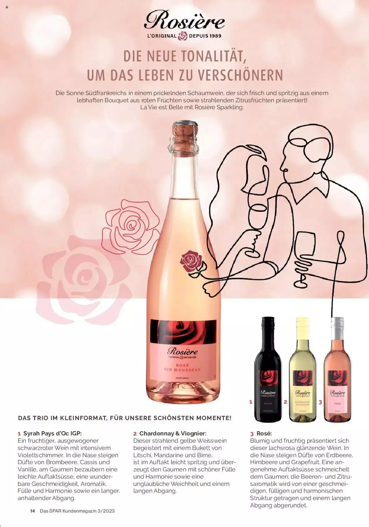 SPAR Kundenmagazin von 22. September bis 31. Dezember 2023 - Prospekt seite 14