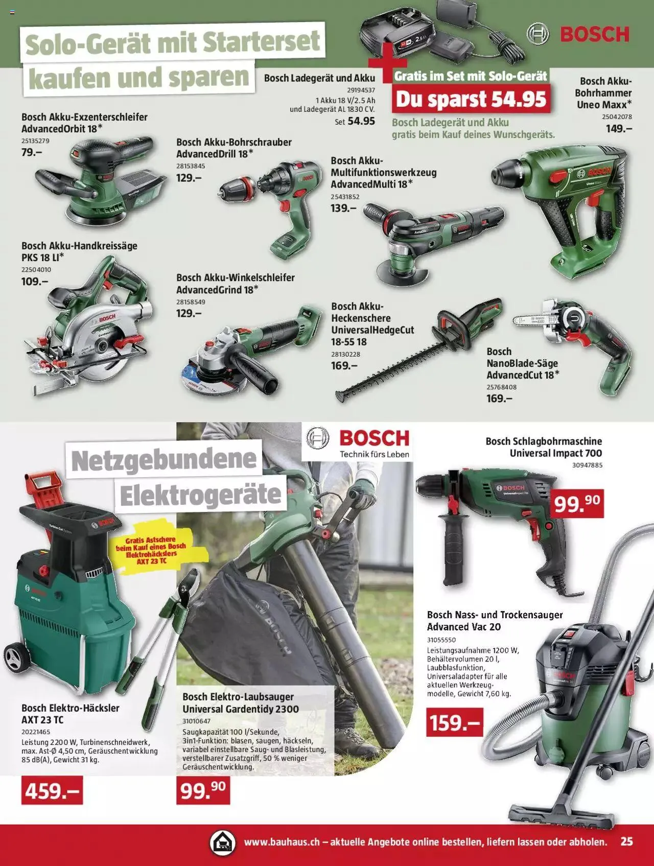 Bauhaus Aktionen von 2. Oktober bis 29. Oktober 2023 - Prospekt seite 25