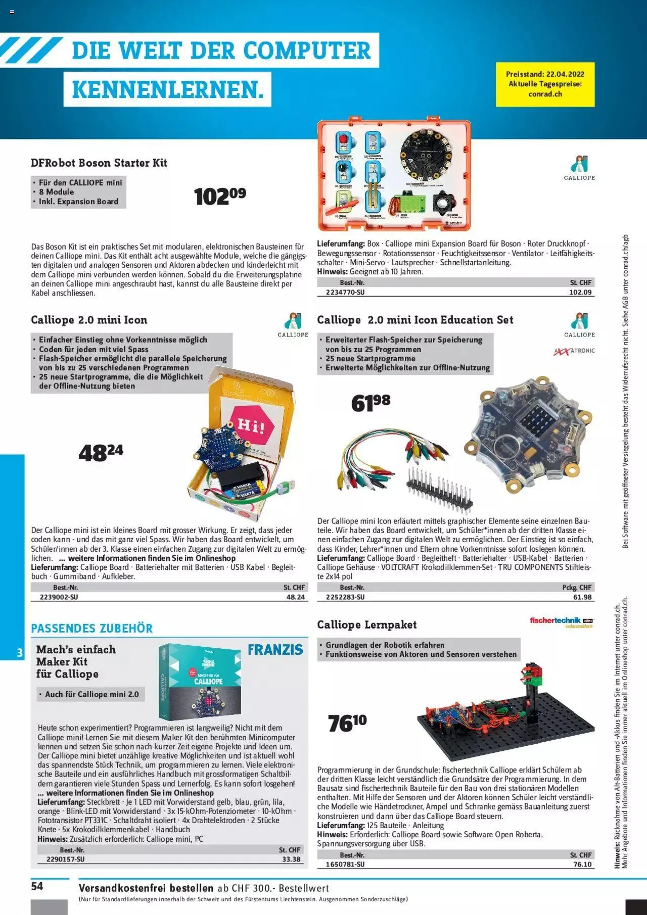 Conrad - Education 2022/23 von 5. Mai bis 31. Dezember 2023 - Prospekt seite  56
