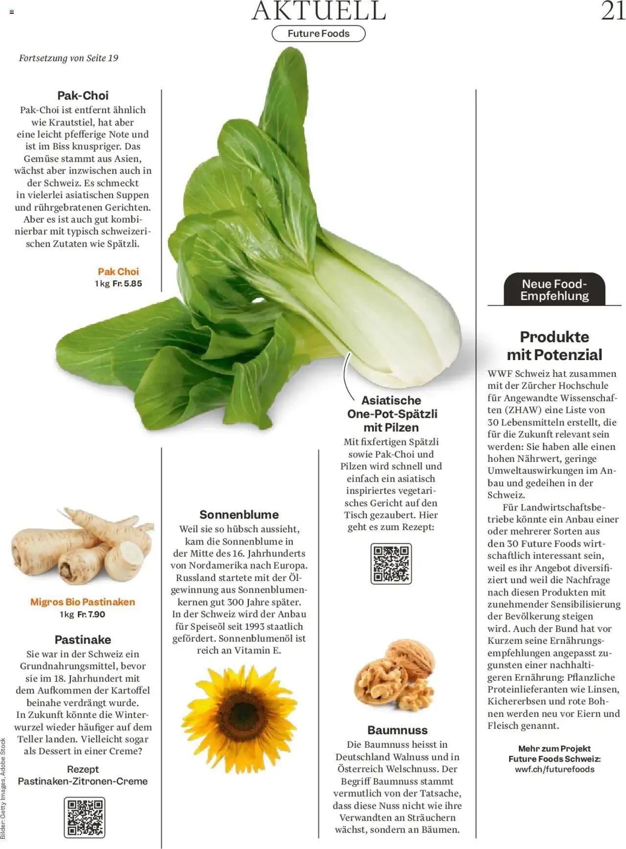 Migros - Magazin von 21. Oktober bis 27. Oktober 2024 - Prospekt seite 21