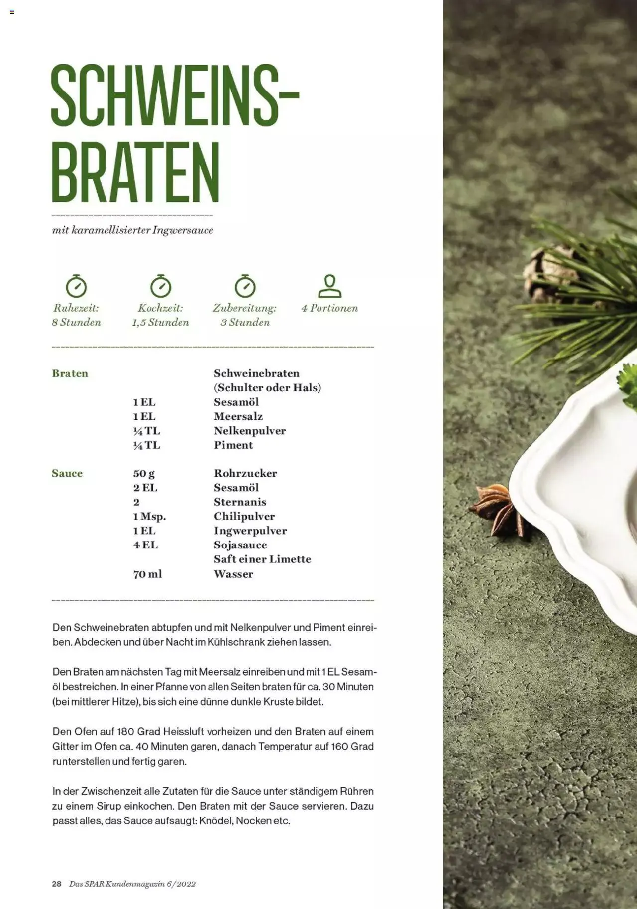 SPAR - Kundenmagazin 06 von 23. November bis 31. Dezember 2023 - Prospekt seite  30