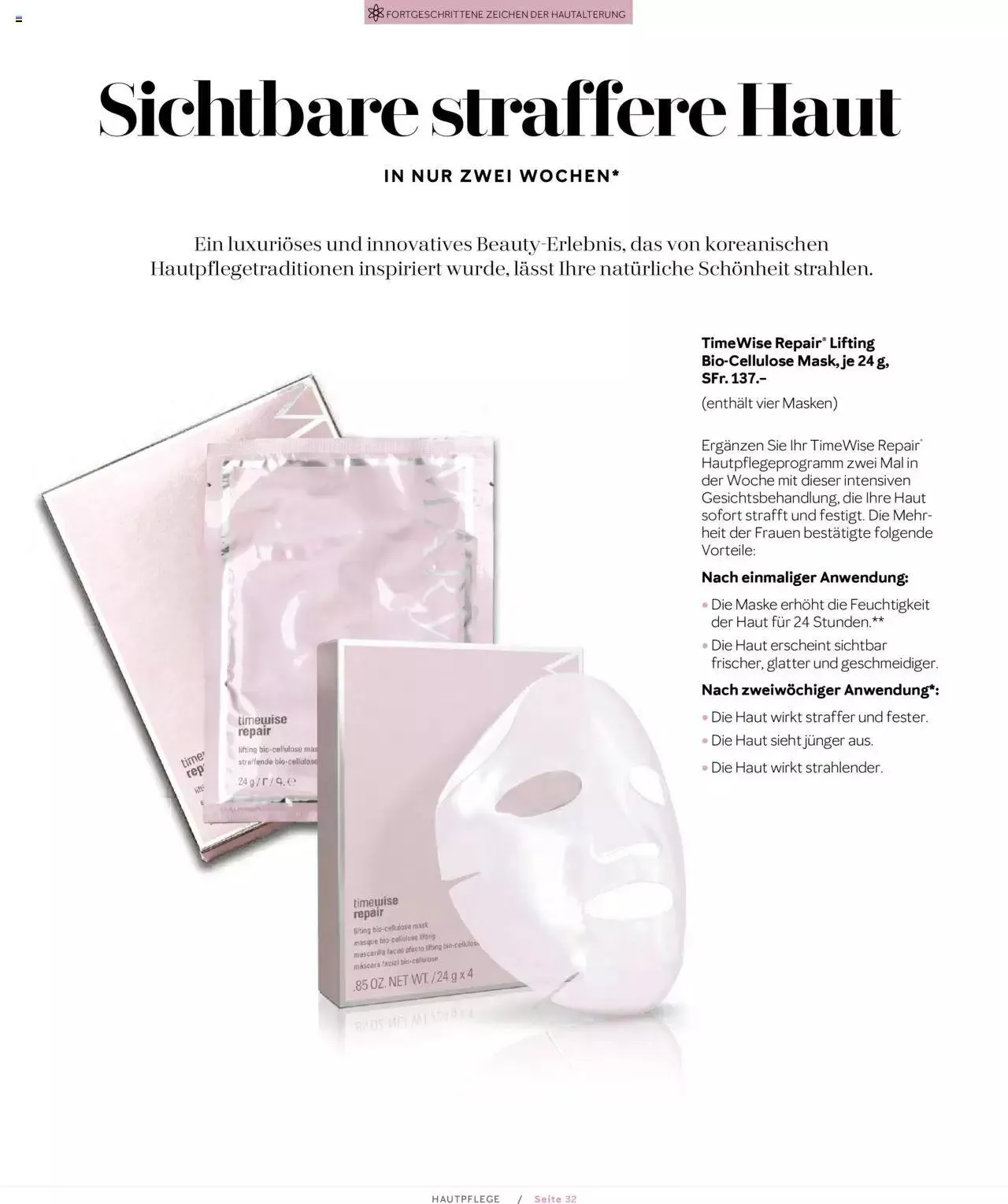 Mary Kay - Hautpflege von 1. April bis 31. Dezember 2023 - Prospekt seite  32