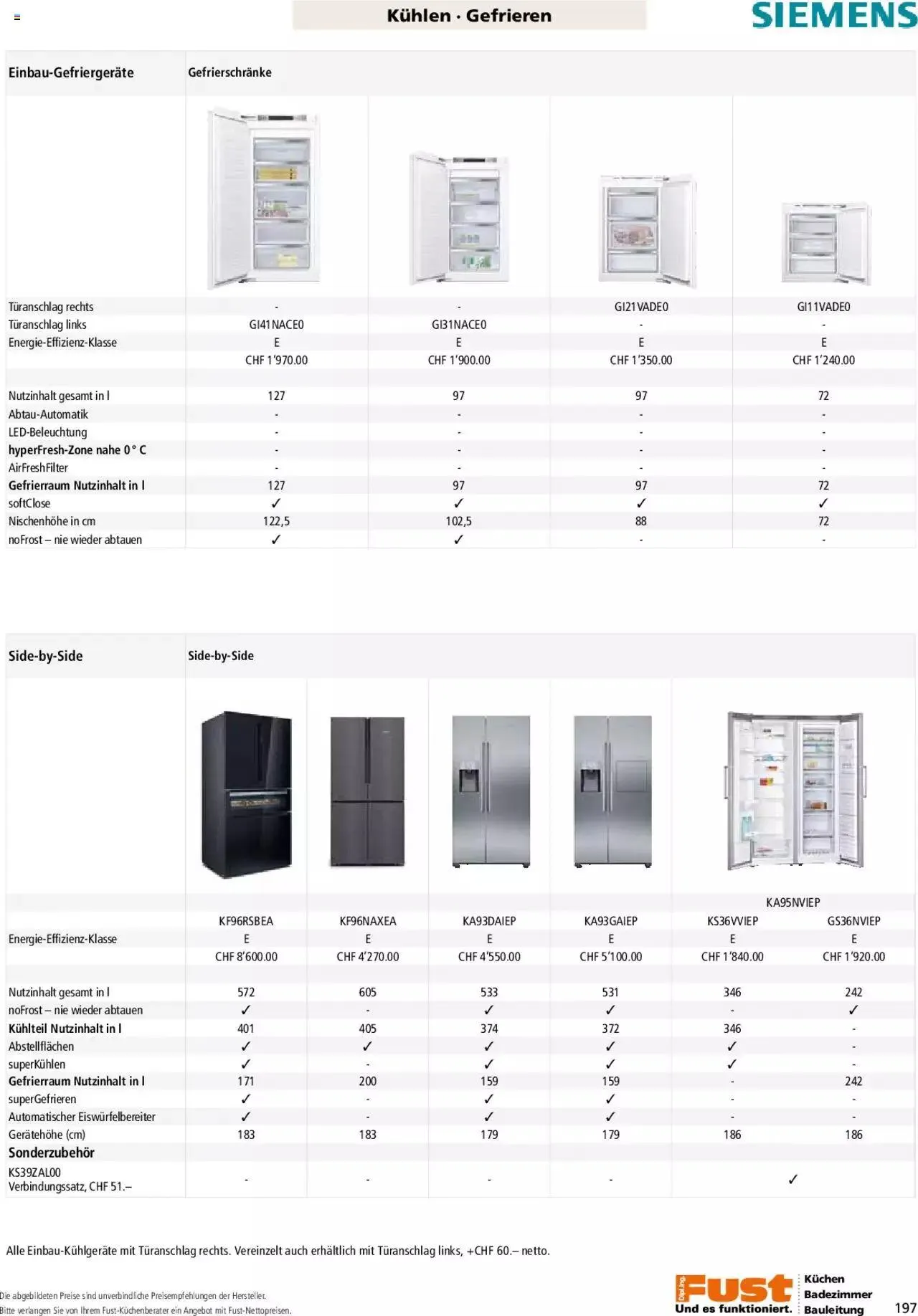 Fust - Küchenmagazin - Riesenauswahl von 22. Februar bis 31. Dezember 2023 - Prospekt seite  197