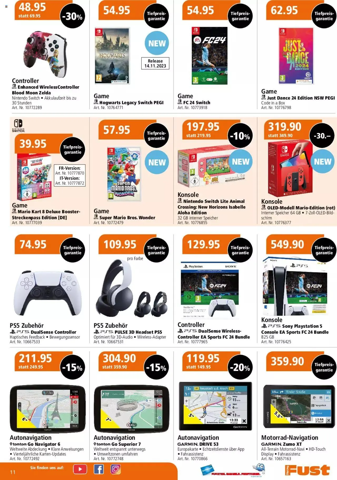 Fust Multimedia Post von 6. November bis 19. November 2023 - Prospekt seite 11